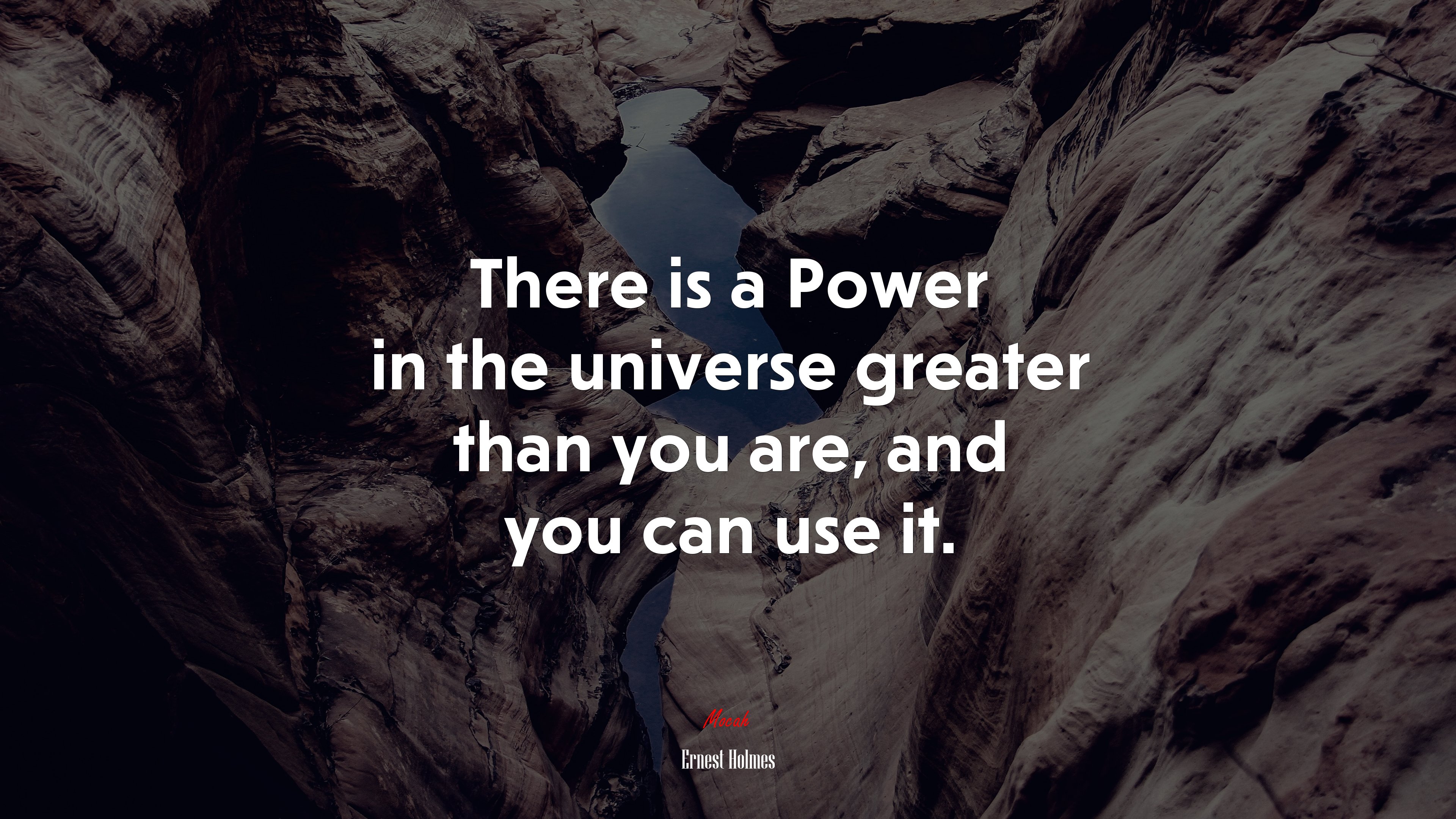 There is a Power in the universe greater than you are, and you can use it. | Ernest Holmes quote HD Wallpaper