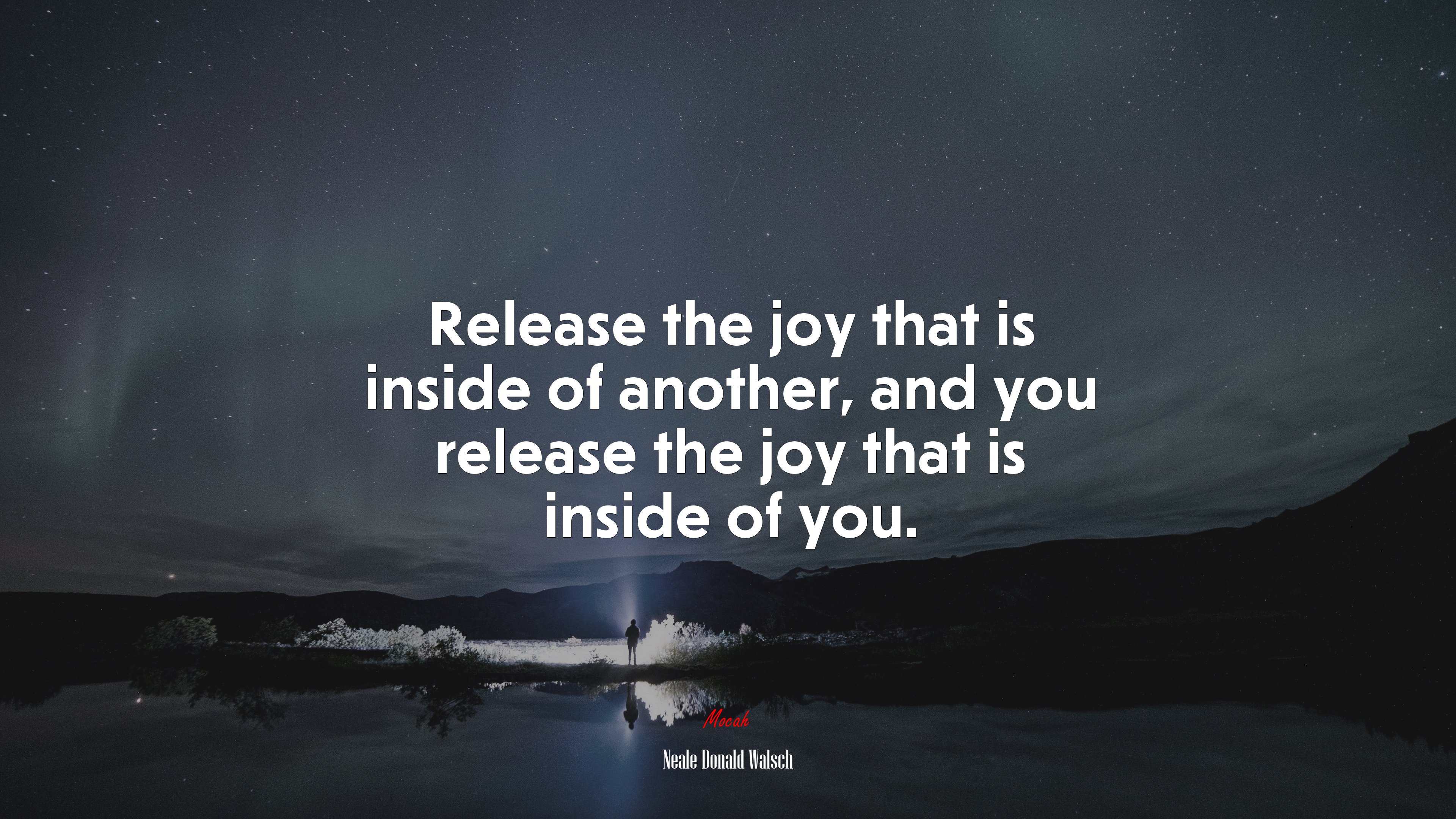 Release the joy that is inside of another, and you release the joy that is inside of you. | Neale Donald Walsch quote HD Wallpaper