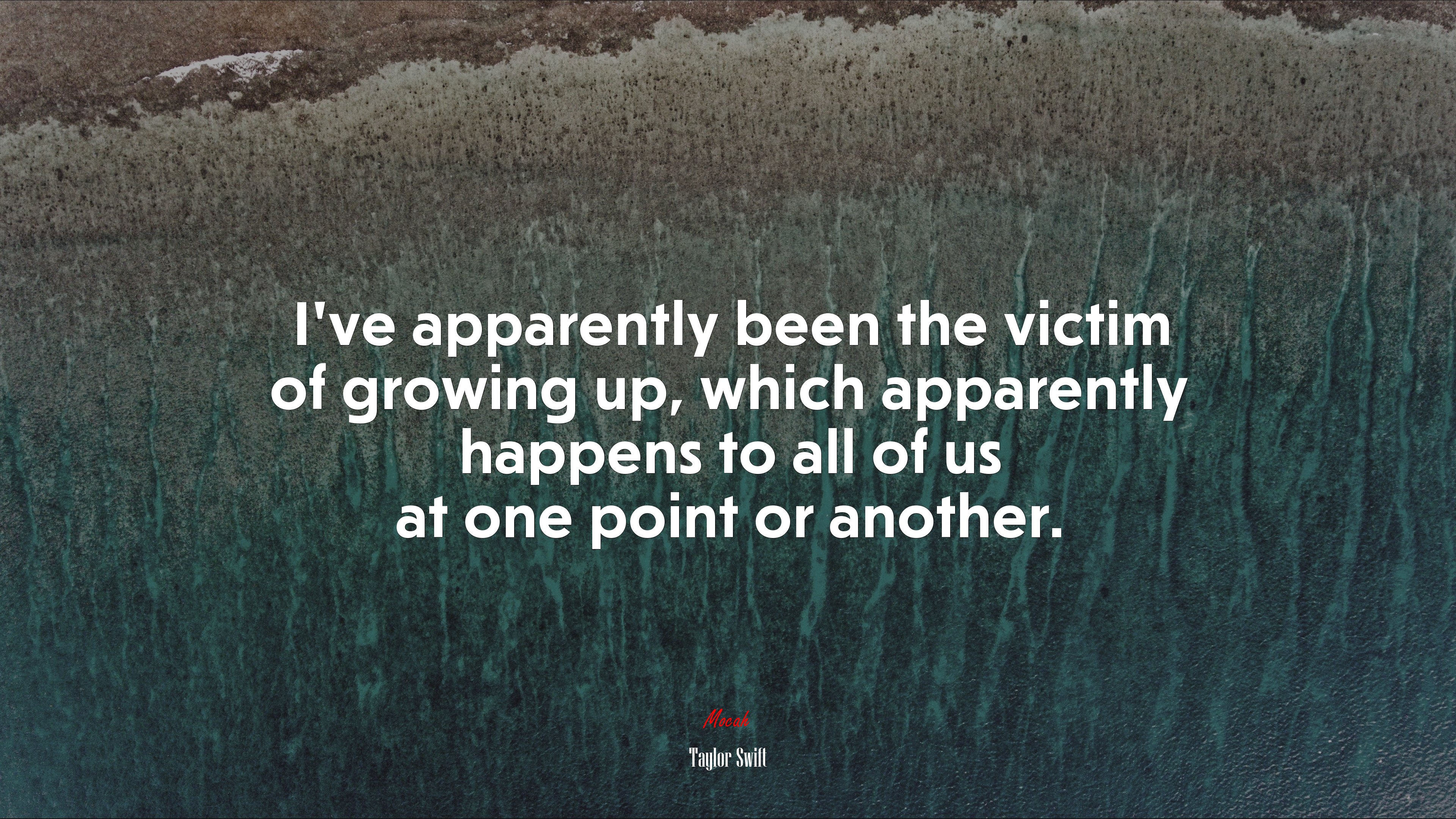 I’ve apparently been the victim of growing up, which apparently happens to all of us at one point or another. | Taylor Swift quote HD Wallpaper