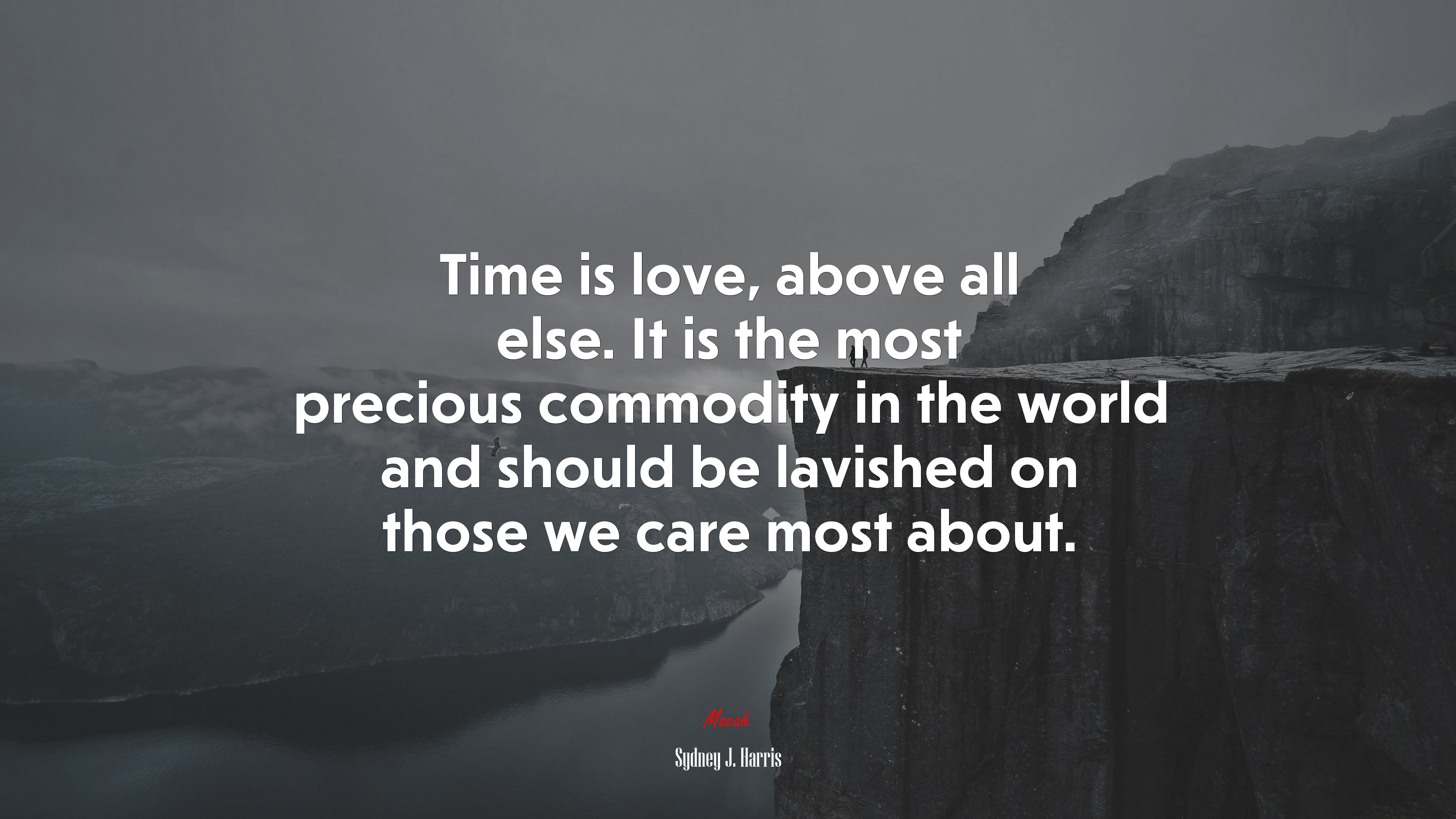 Time is love, above all else. It is the most precious commodity in the world and should be lavished on those we care most about. | Sydney J. Harris quote HD Wallpaper