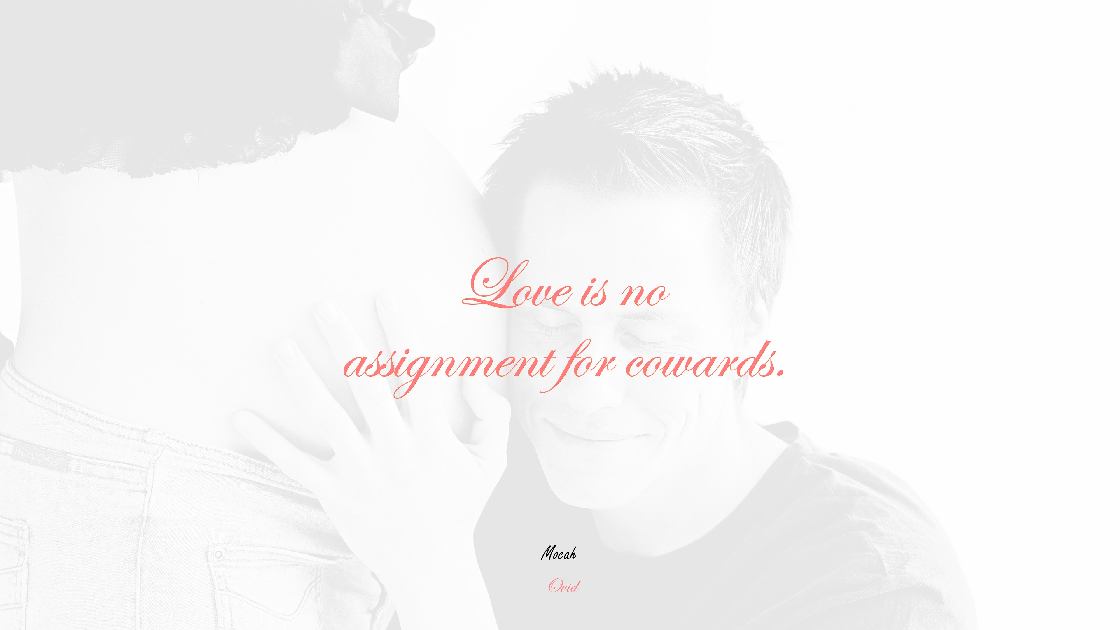 hd love with quote, Ovid quote HD Wallpaper