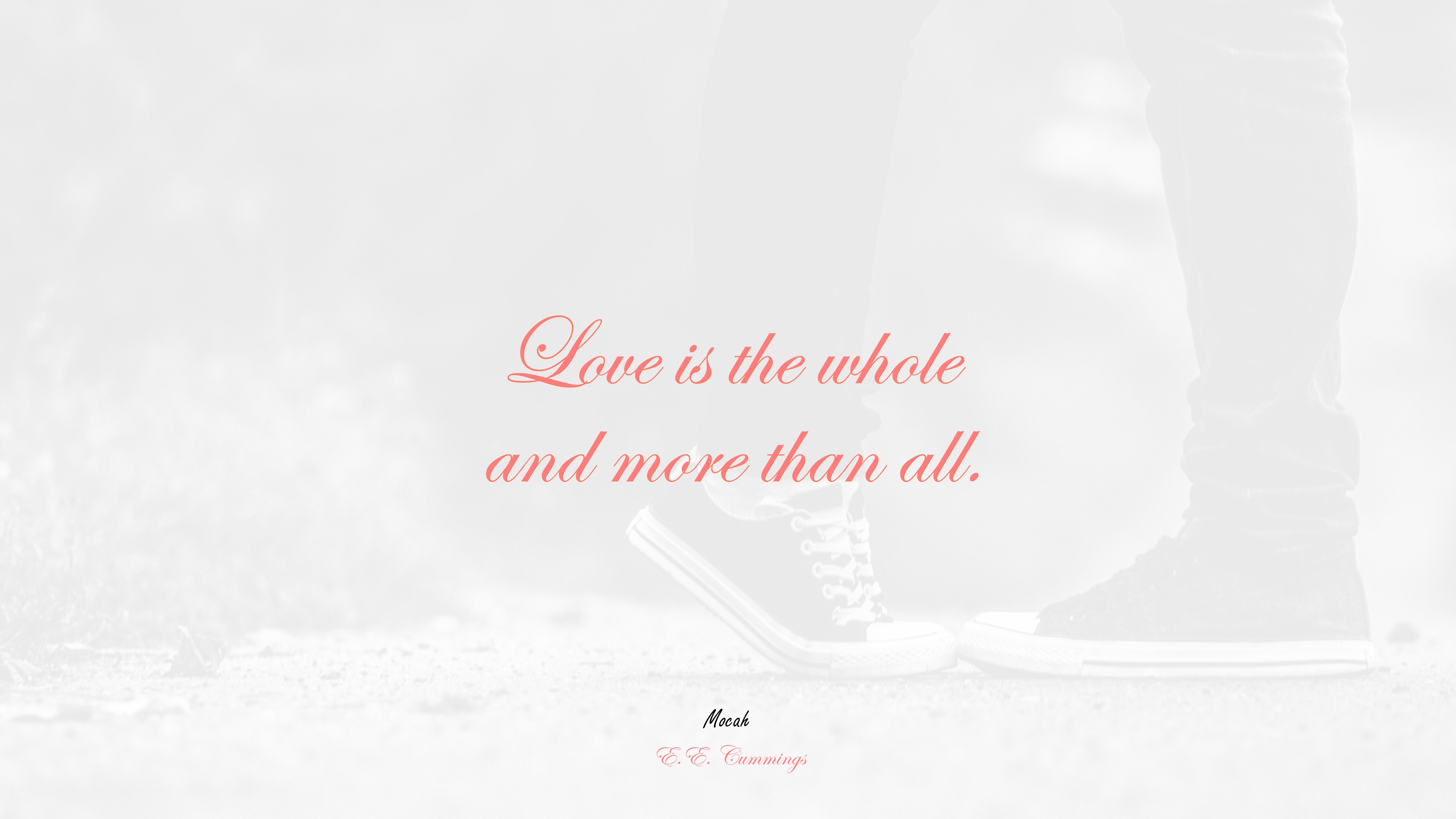 love quote, E.E. Cummings quote HD Wallpaper