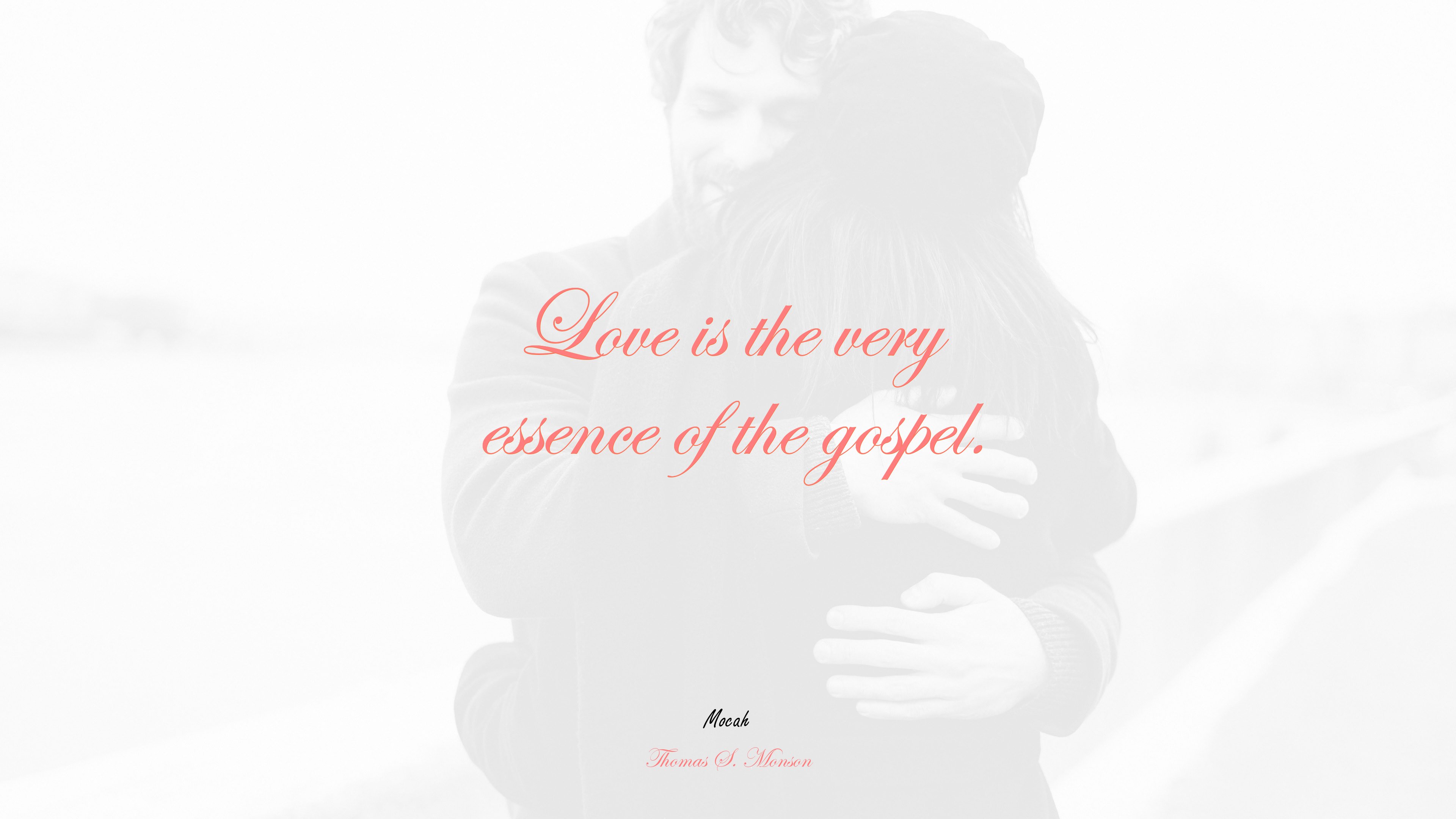 nice love quote, Thomas S. Monson quote HD Wallpaper