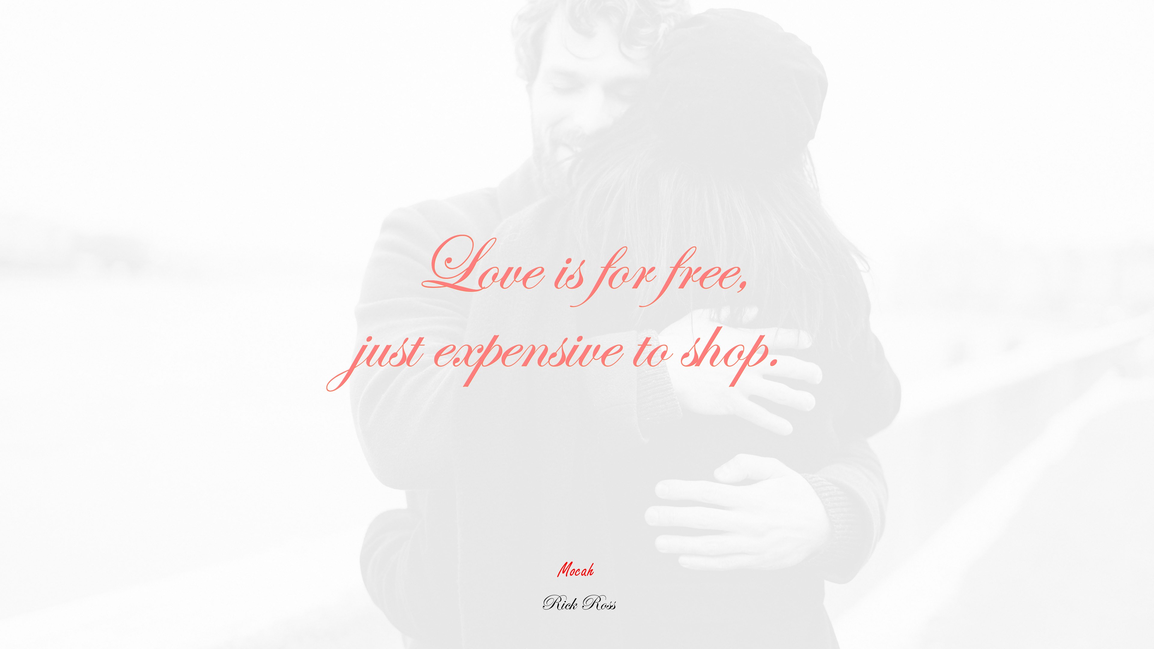 love quote, Rick Ross quote HD Wallpaper