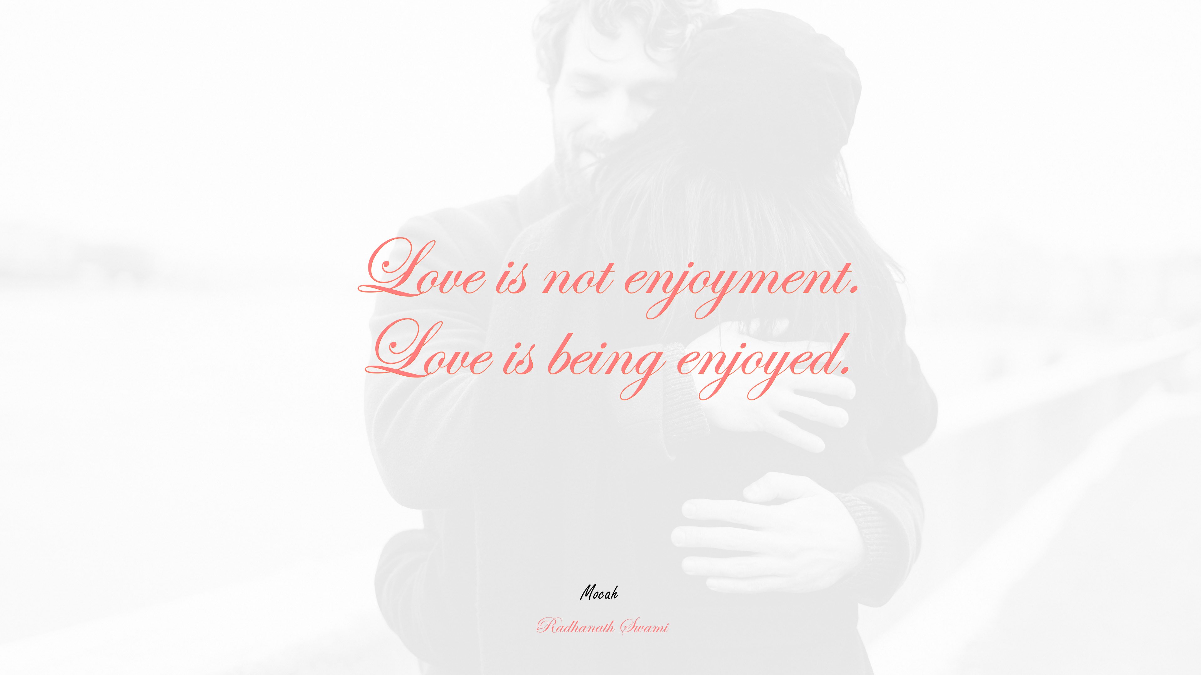 hd love quote, Radhanath Swami quote HD Wallpaper