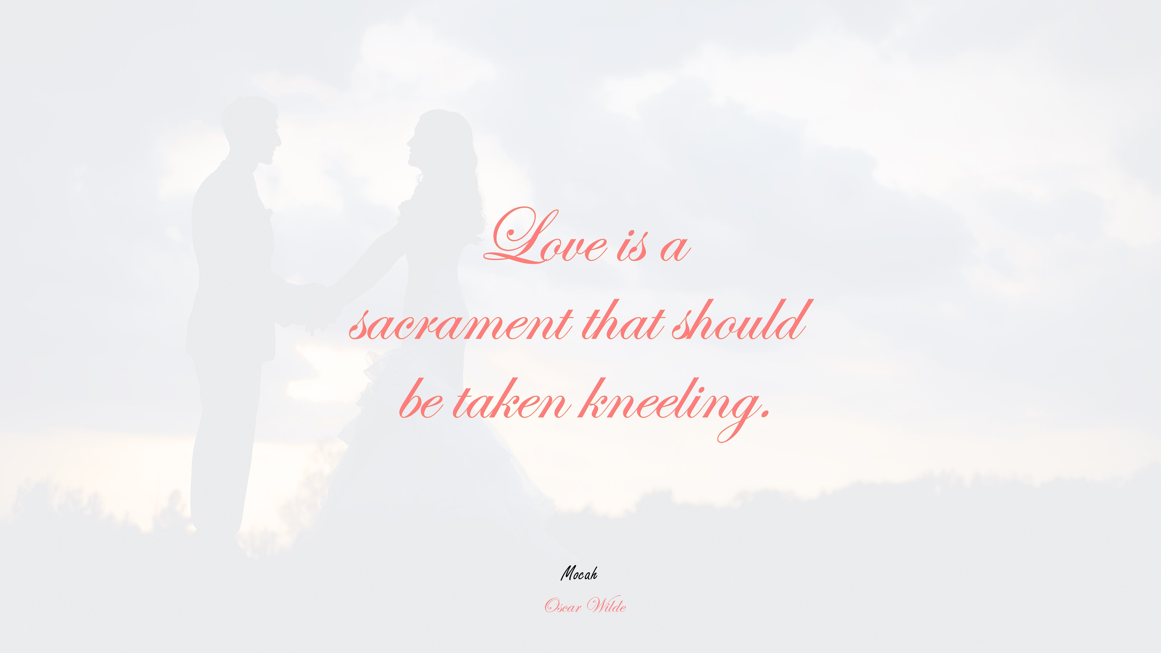 love quote, Oscar Wilde quote HD Wallpaper
