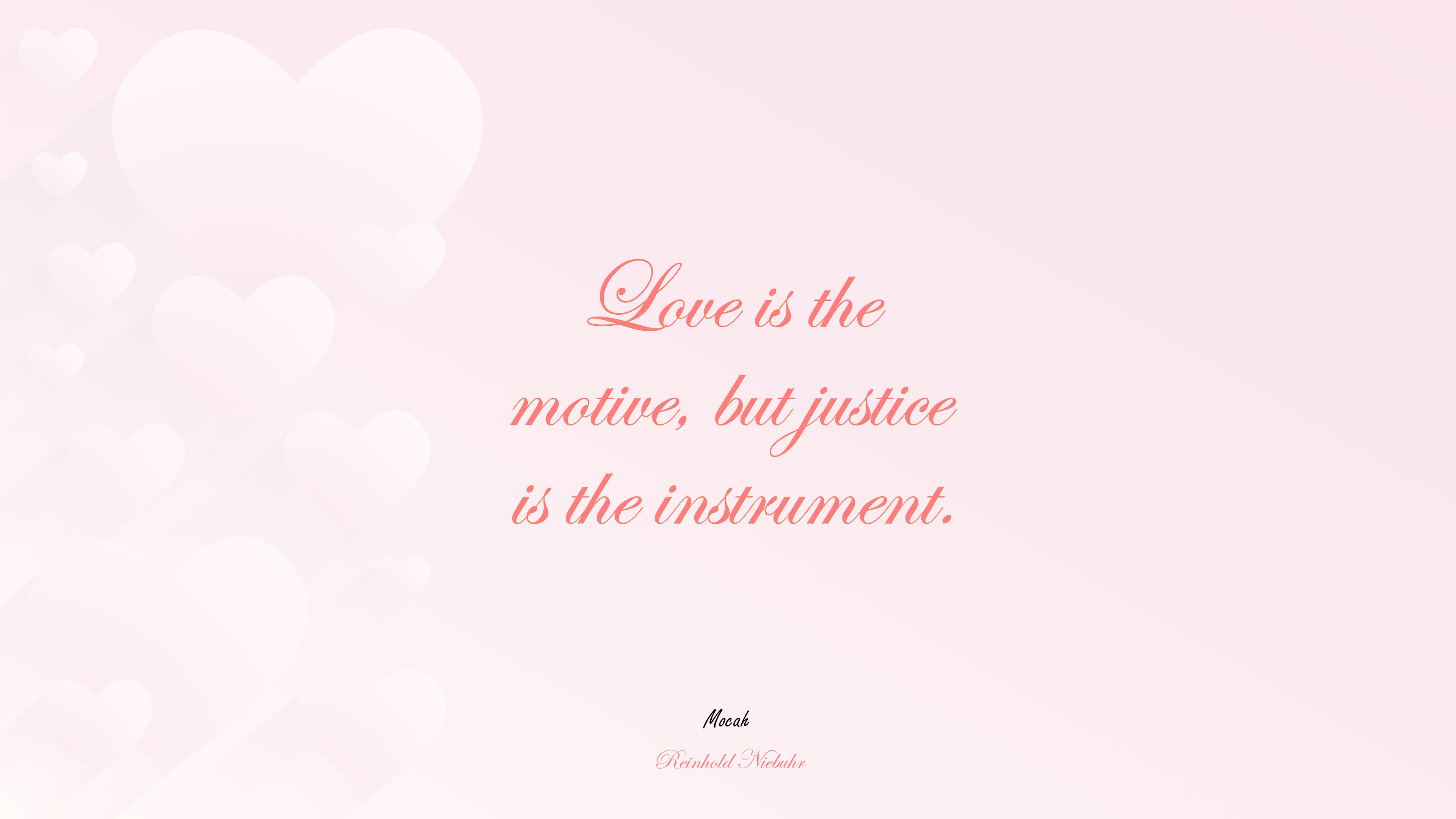 best quote on love, Reinhold Niebuhr quote HD Wallpaper