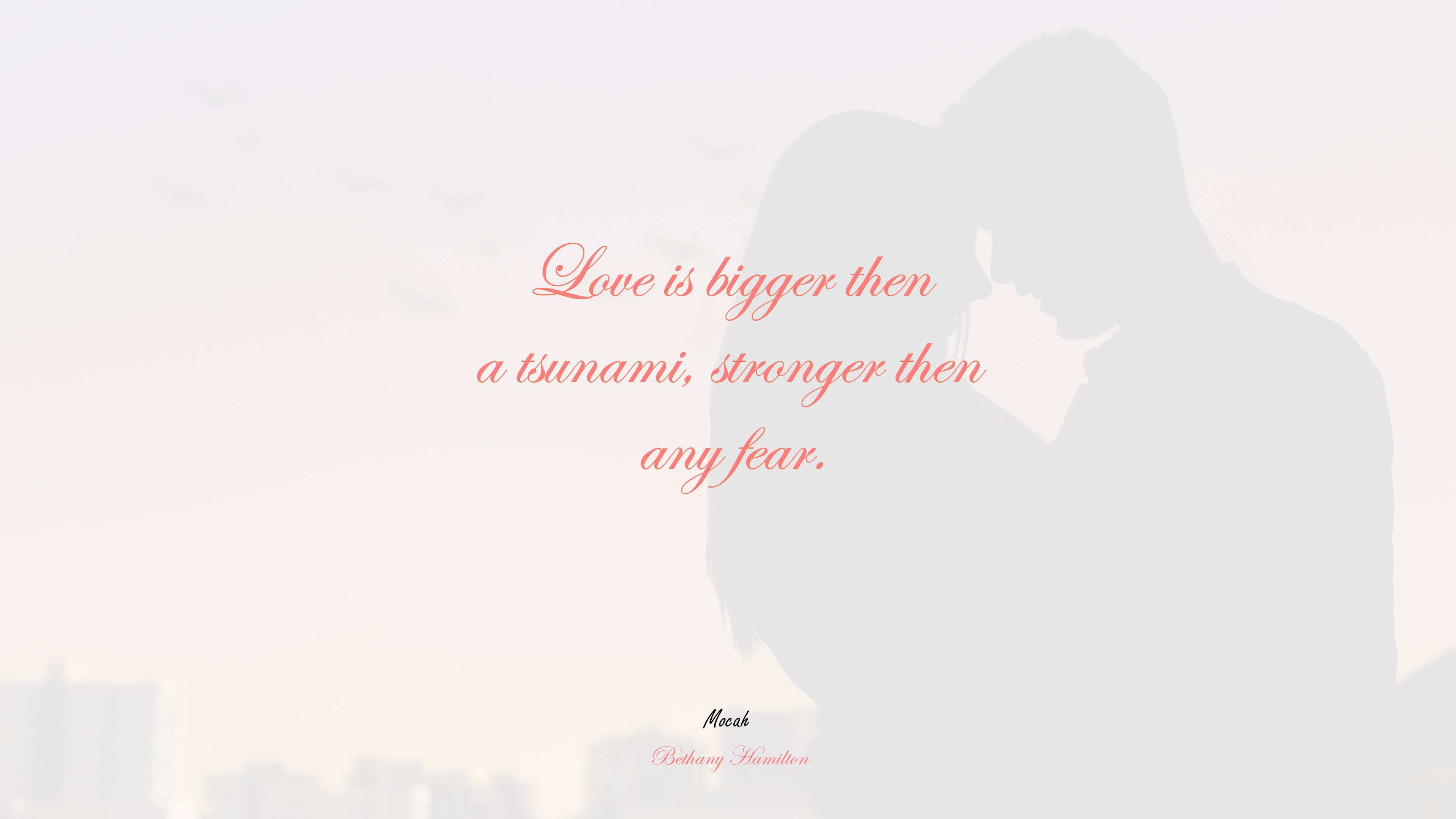 quote on love hd, Bethany Hamilton quote HD Wallpaper