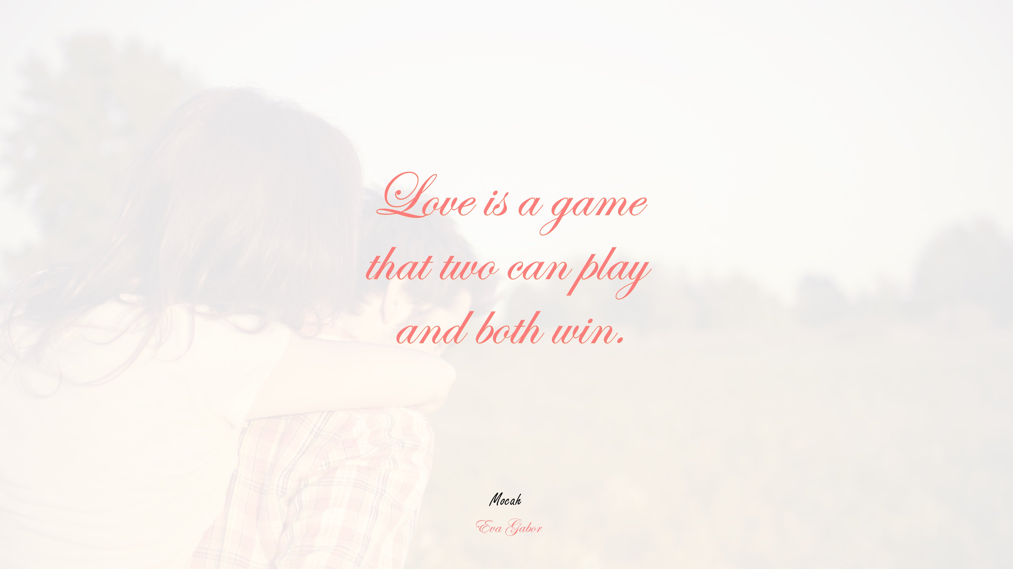 good with love quote, Eva Gabor quote HD Wallpaper
