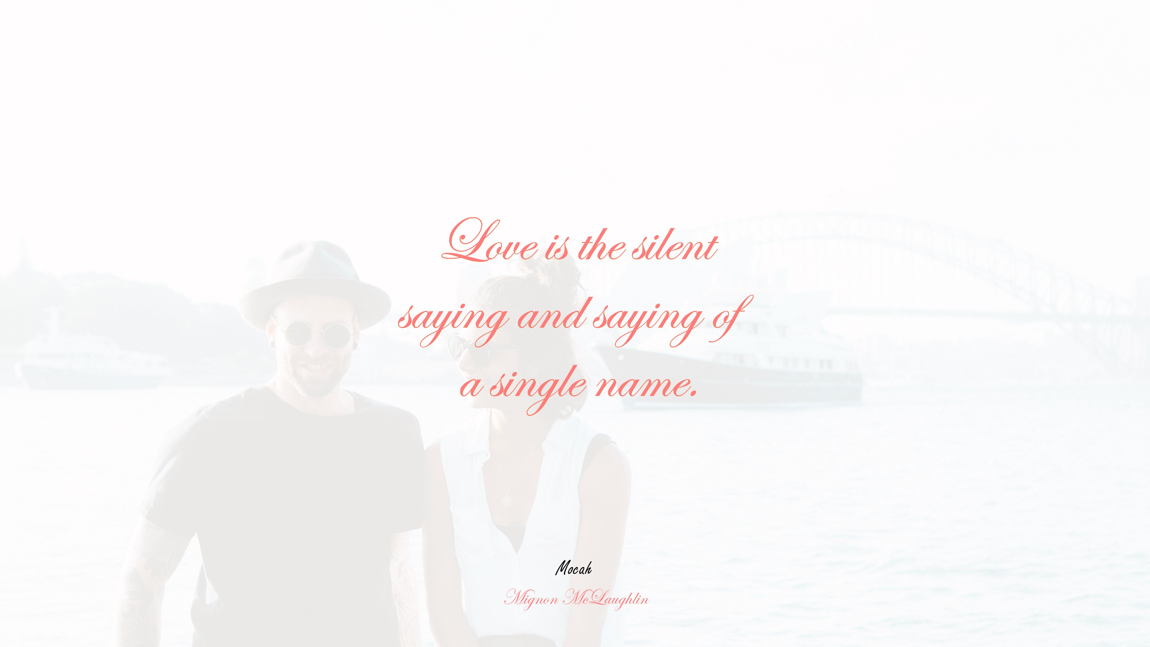  with love quote for desktop, Mignon McLaughlin quote HD Wallpaper
