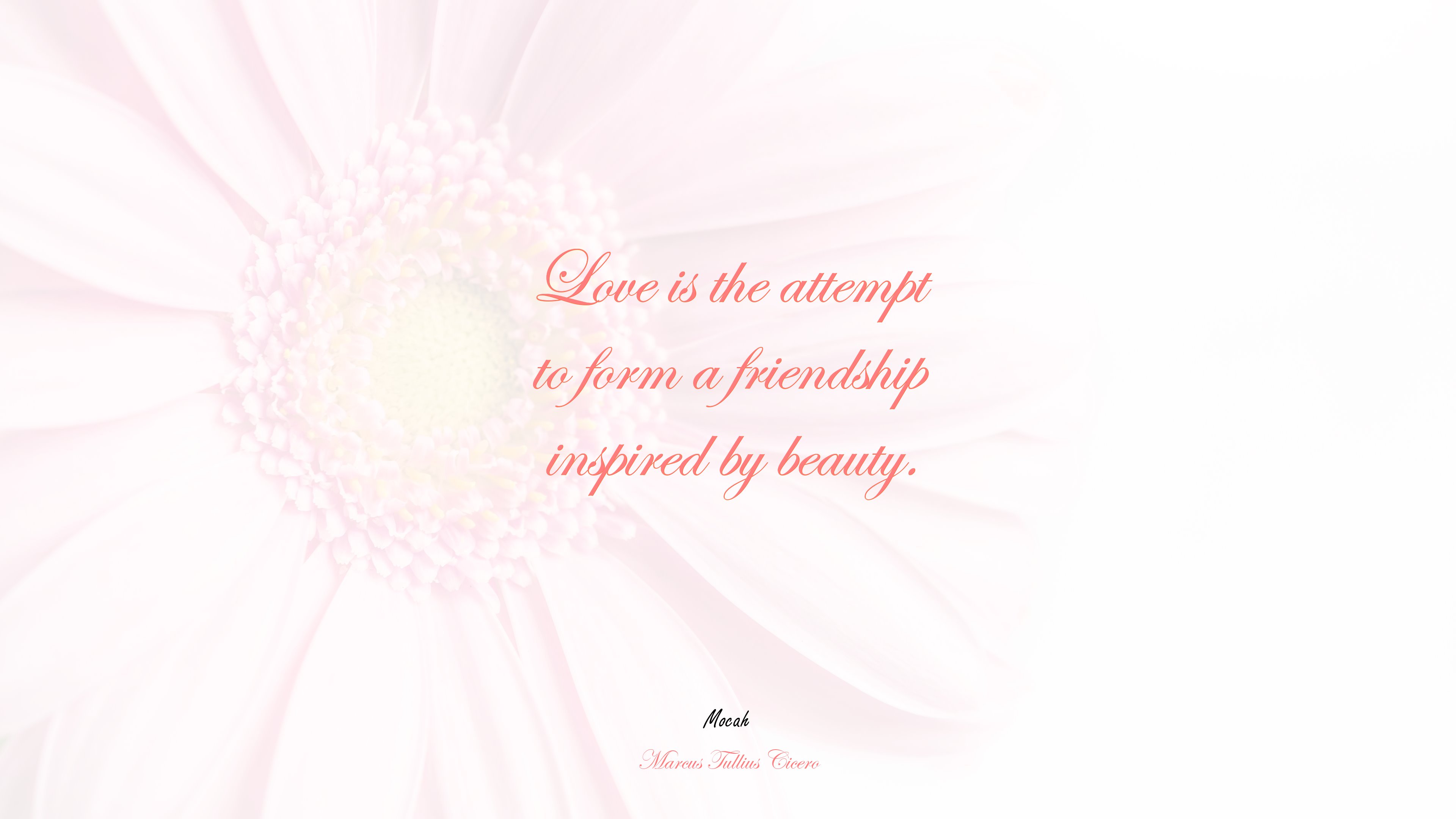 love quote free, Marcus Tullius Cicero quote HD Wallpaper