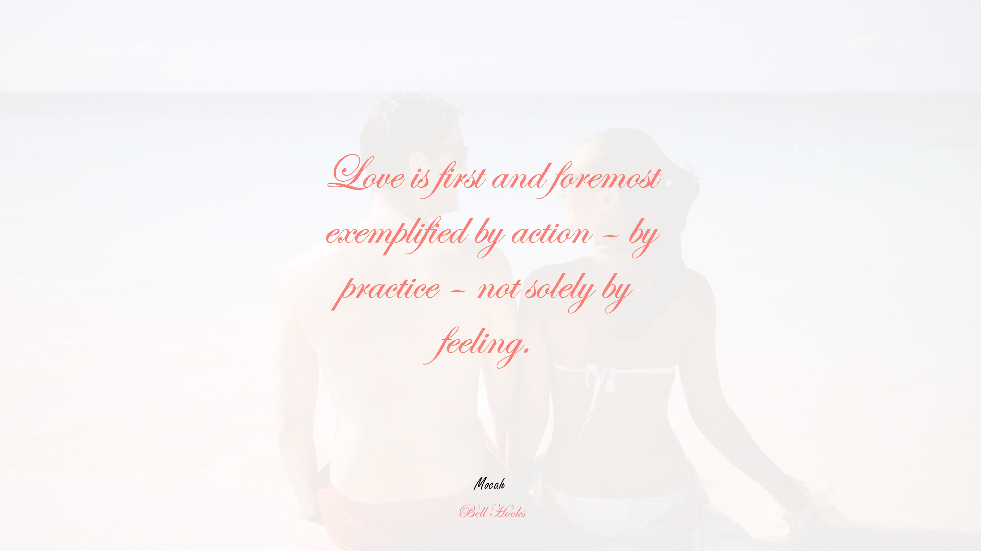 love quote in english, Bell Hooks quote HD Wallpaper