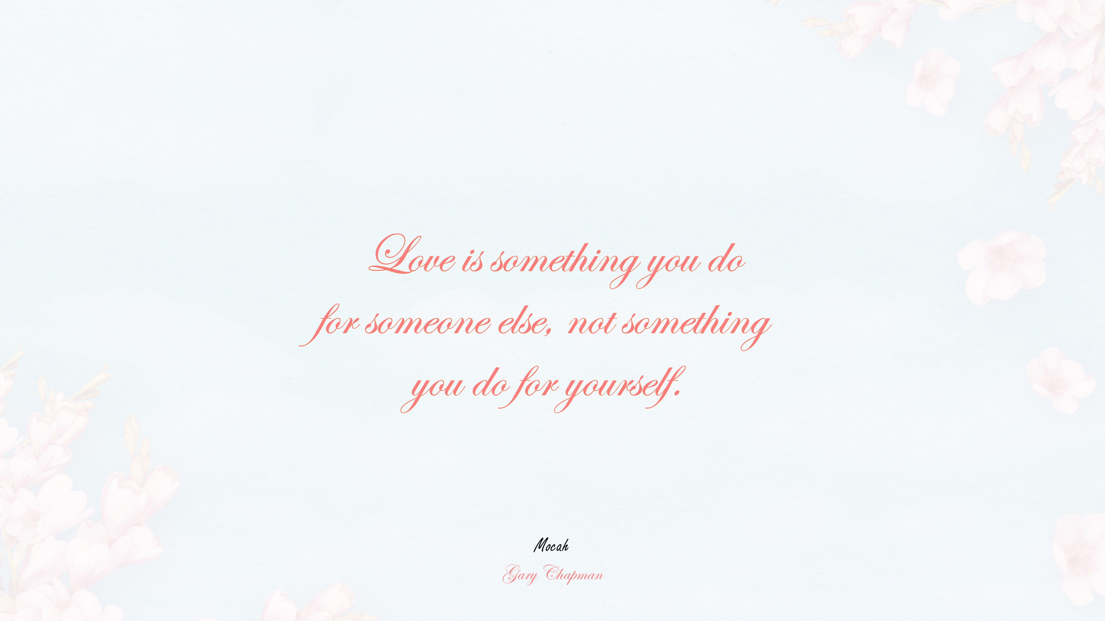 love quote cute, Gary Chapman quote HD Wallpaper