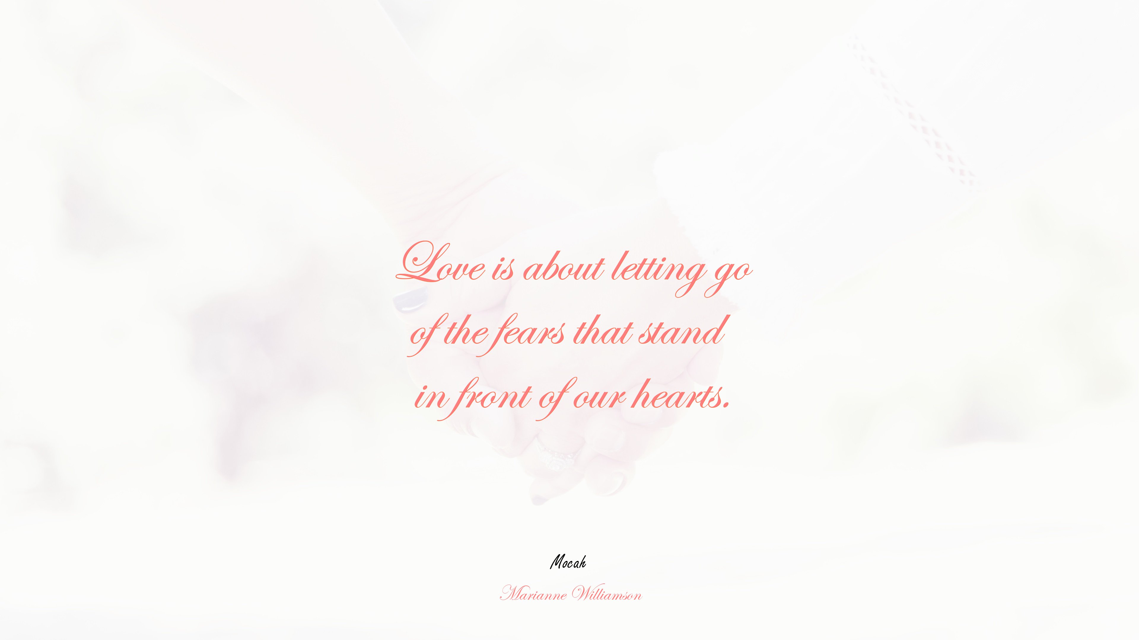 cool love quote, Marianne Williamson quote HD Wallpaper