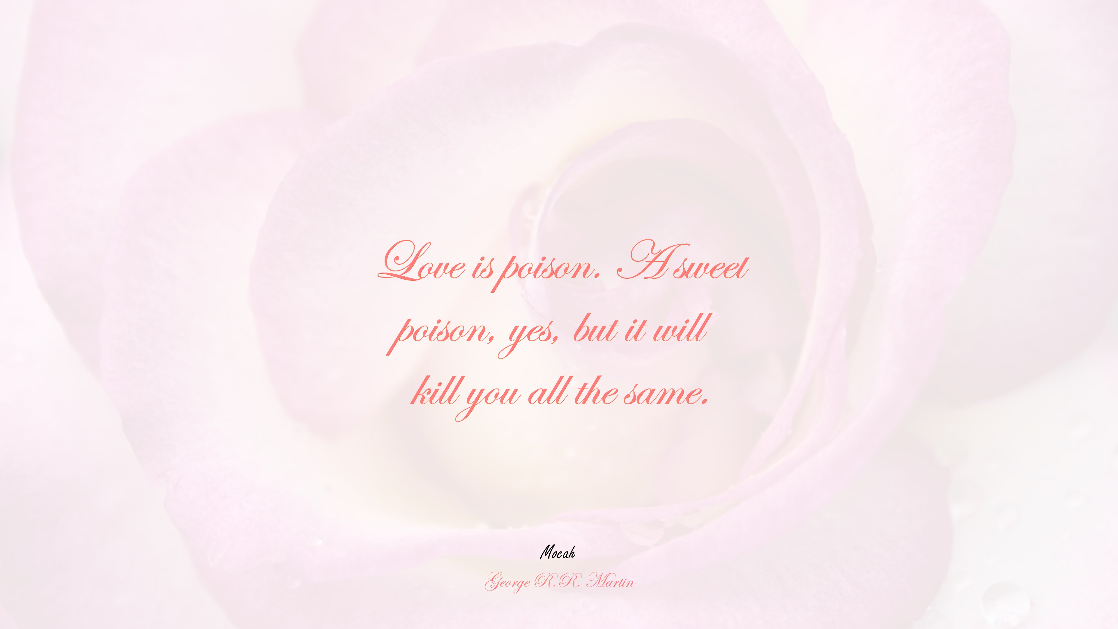 true love quote hd, George R.R. Martin quote HD Wallpaper