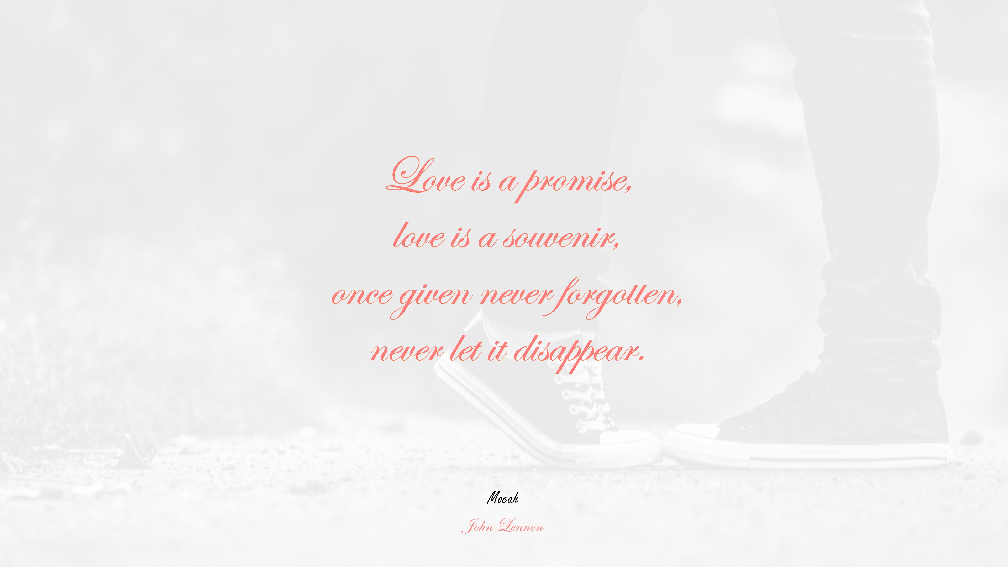 famous quote on love, John Lennon quote HD Wallpaper