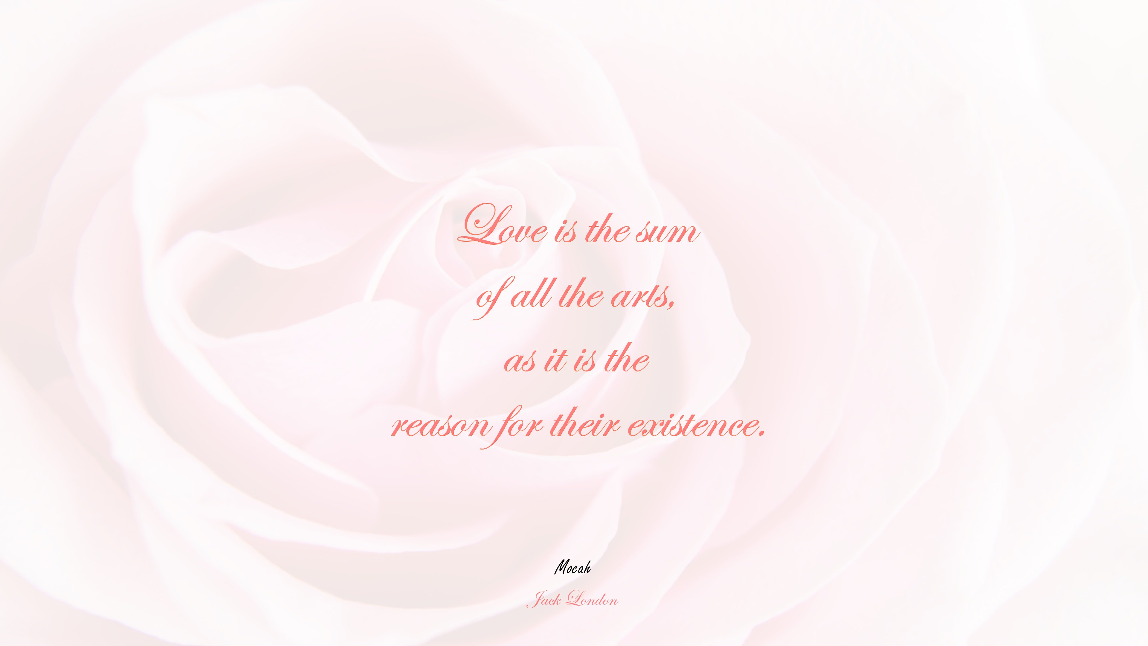 best love with quote, Jack London quote HD Wallpaper
