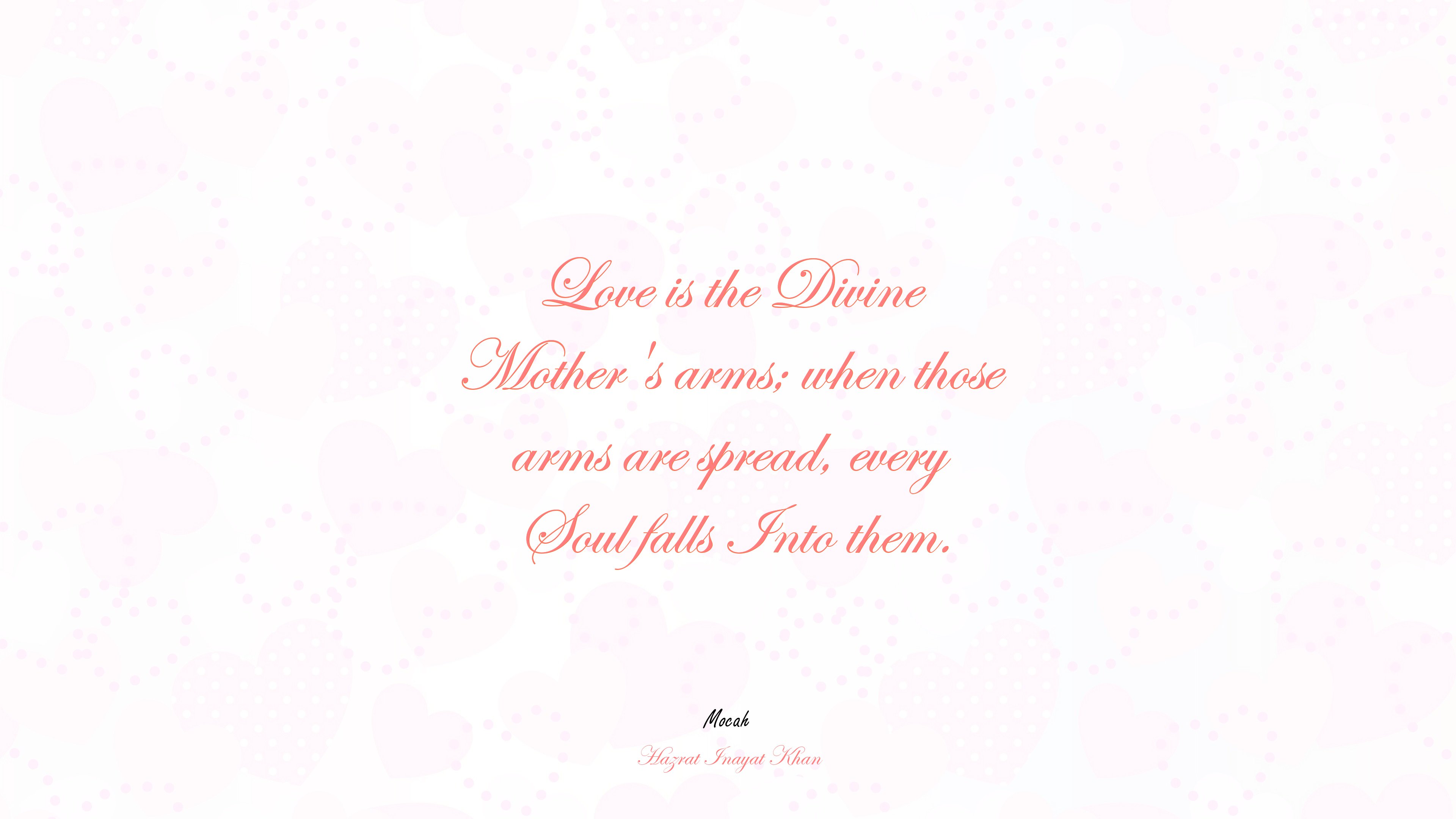 love quote desktop, Hazrat Inayat Khan quote HD Wallpaper
