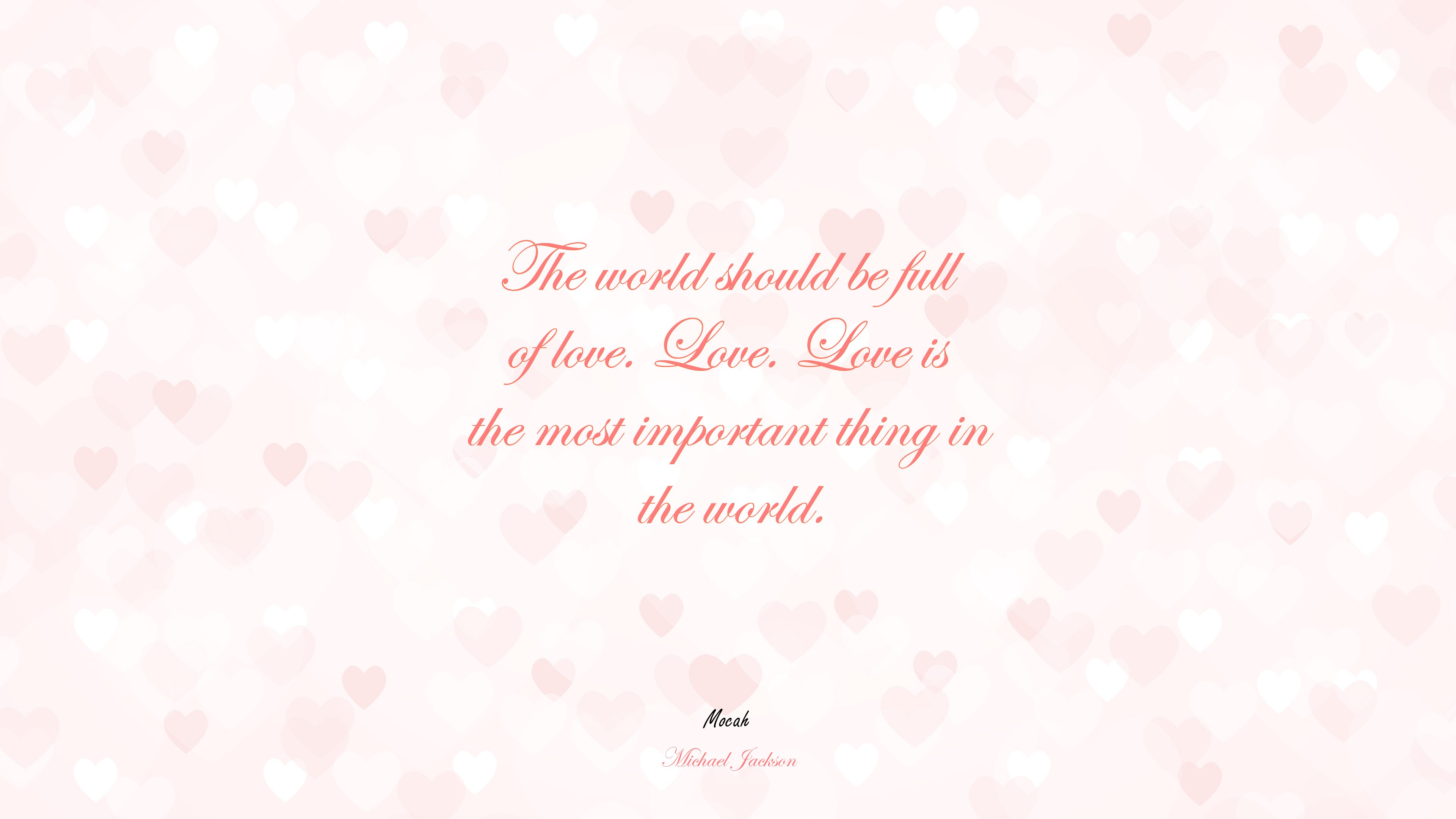 loves quote, Michael Jackson quote HD Wallpaper