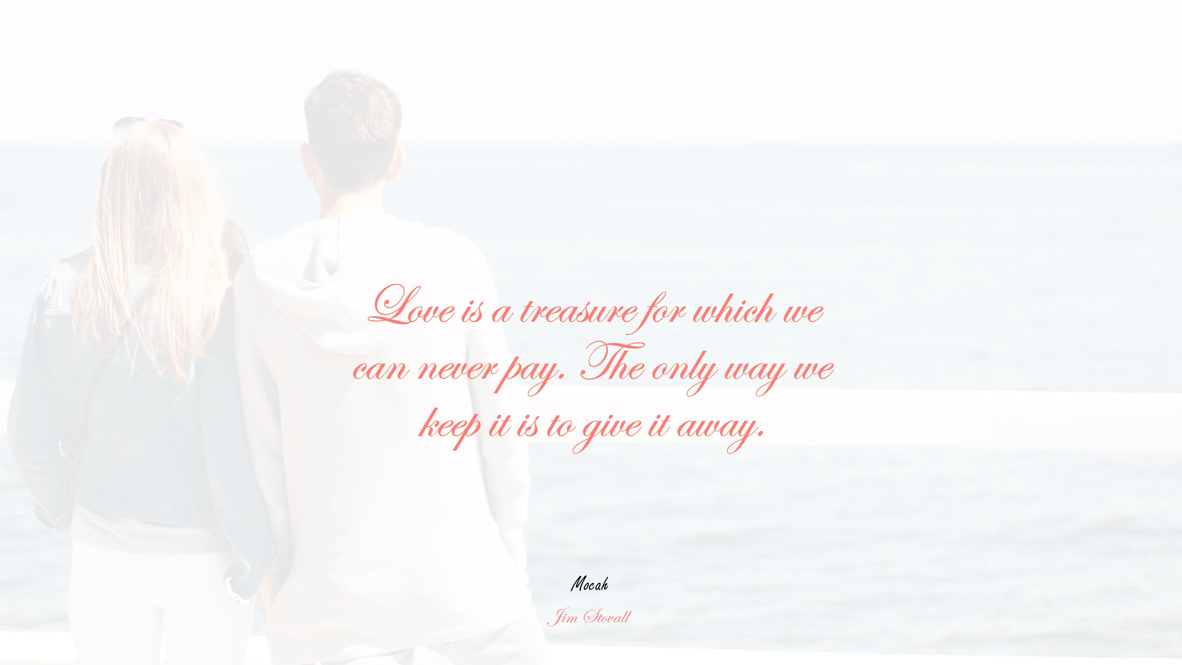  of love quotes with picture, Jim Stovall quote HD Wallpaper