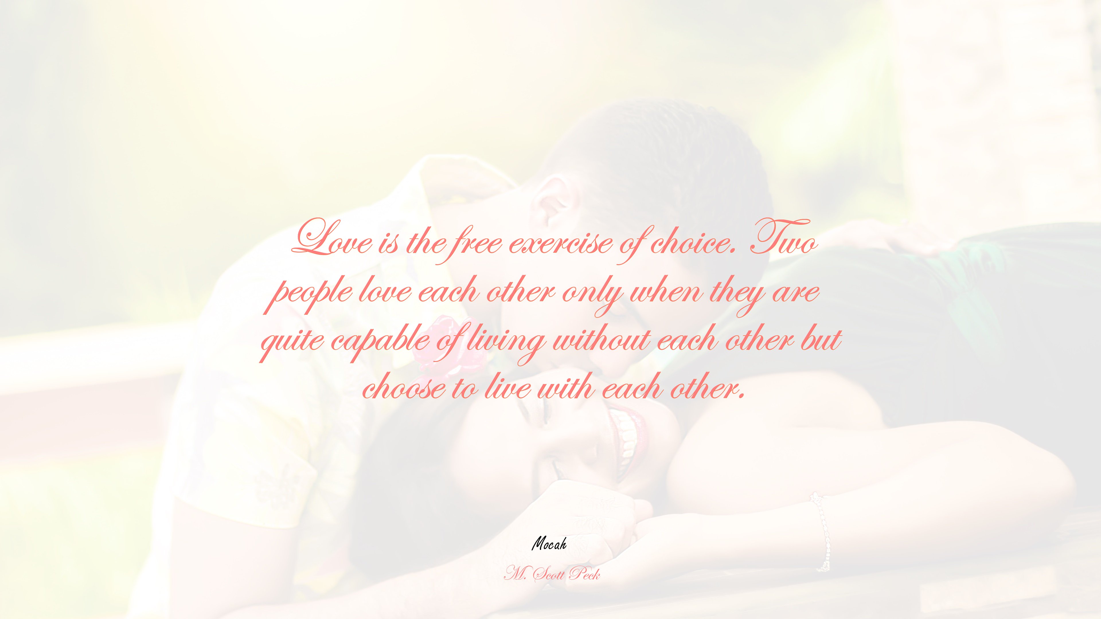 love quote hd for desktop, M. Scott Peck quote HD Wallpaper