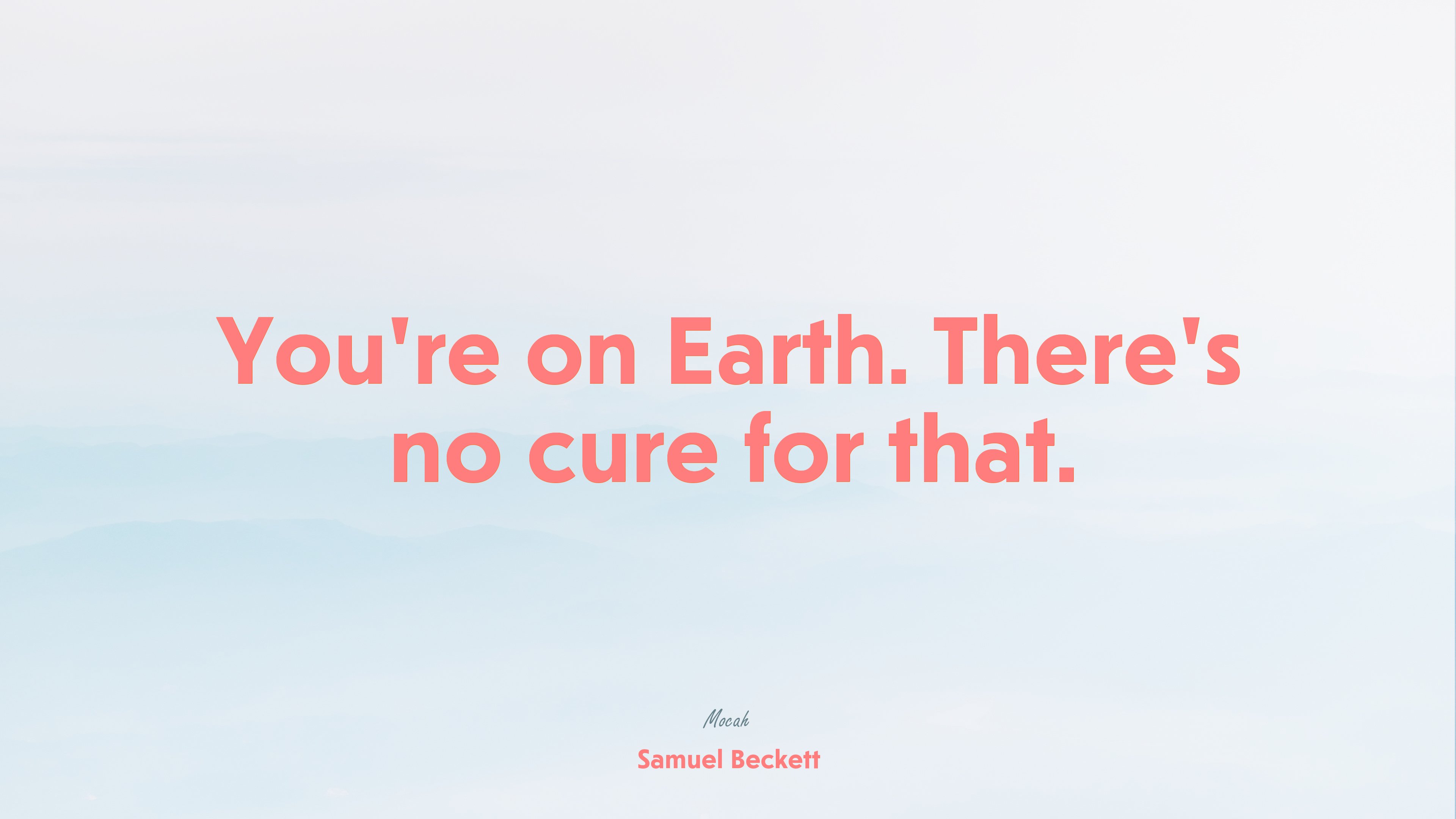 true quote about life, Samuel Beckett quote HD Wallpaper