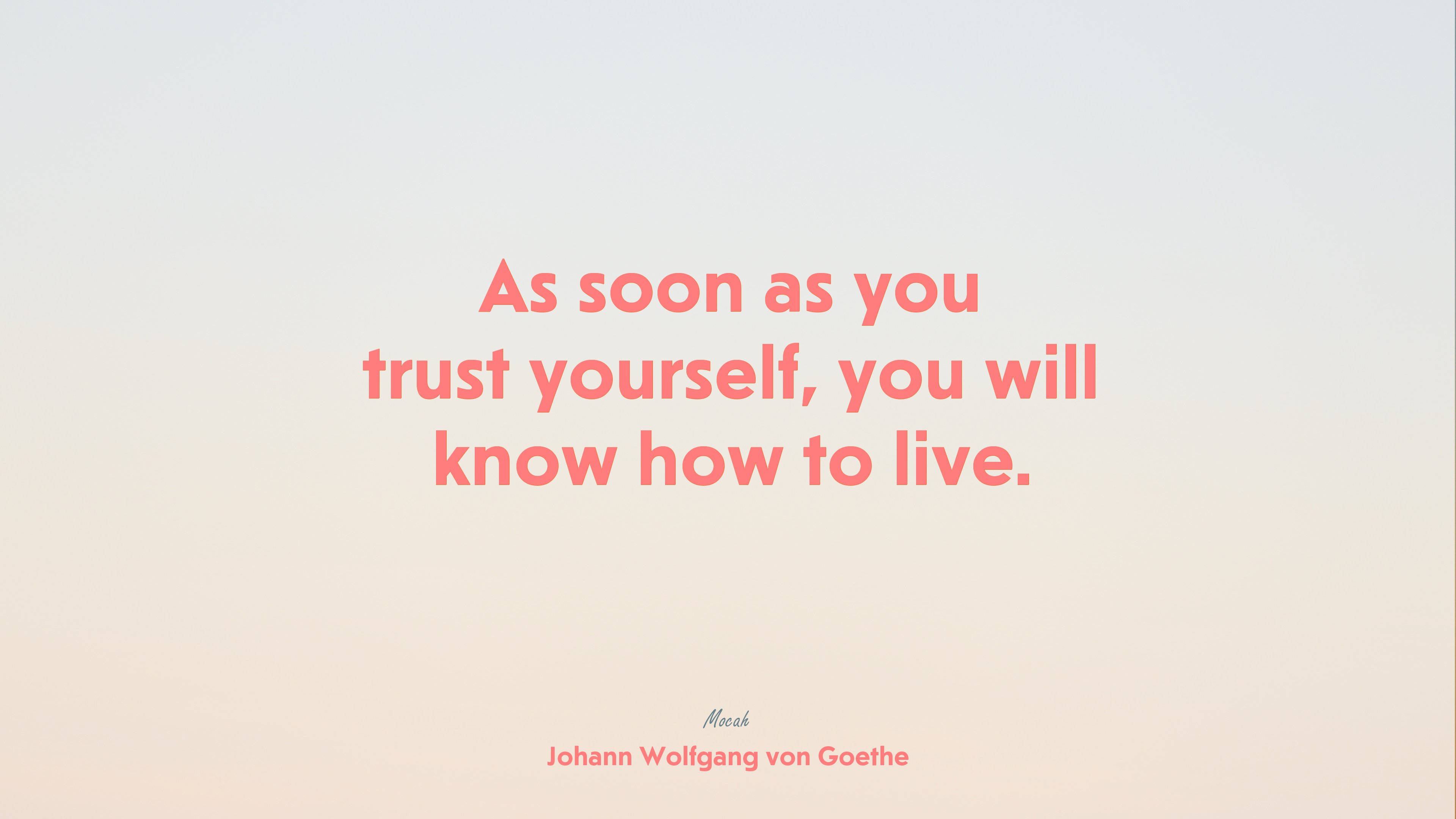 nice quote about life, Johann Wolfgang von Goethe quote HD Wallpaper