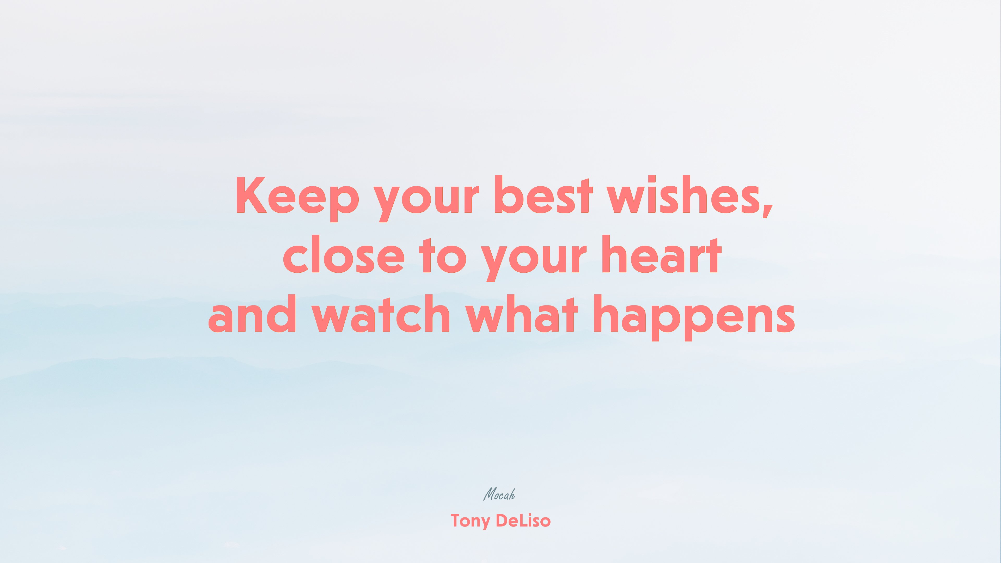 cool life quote, Tony DeLiso quote HD Wallpaper
