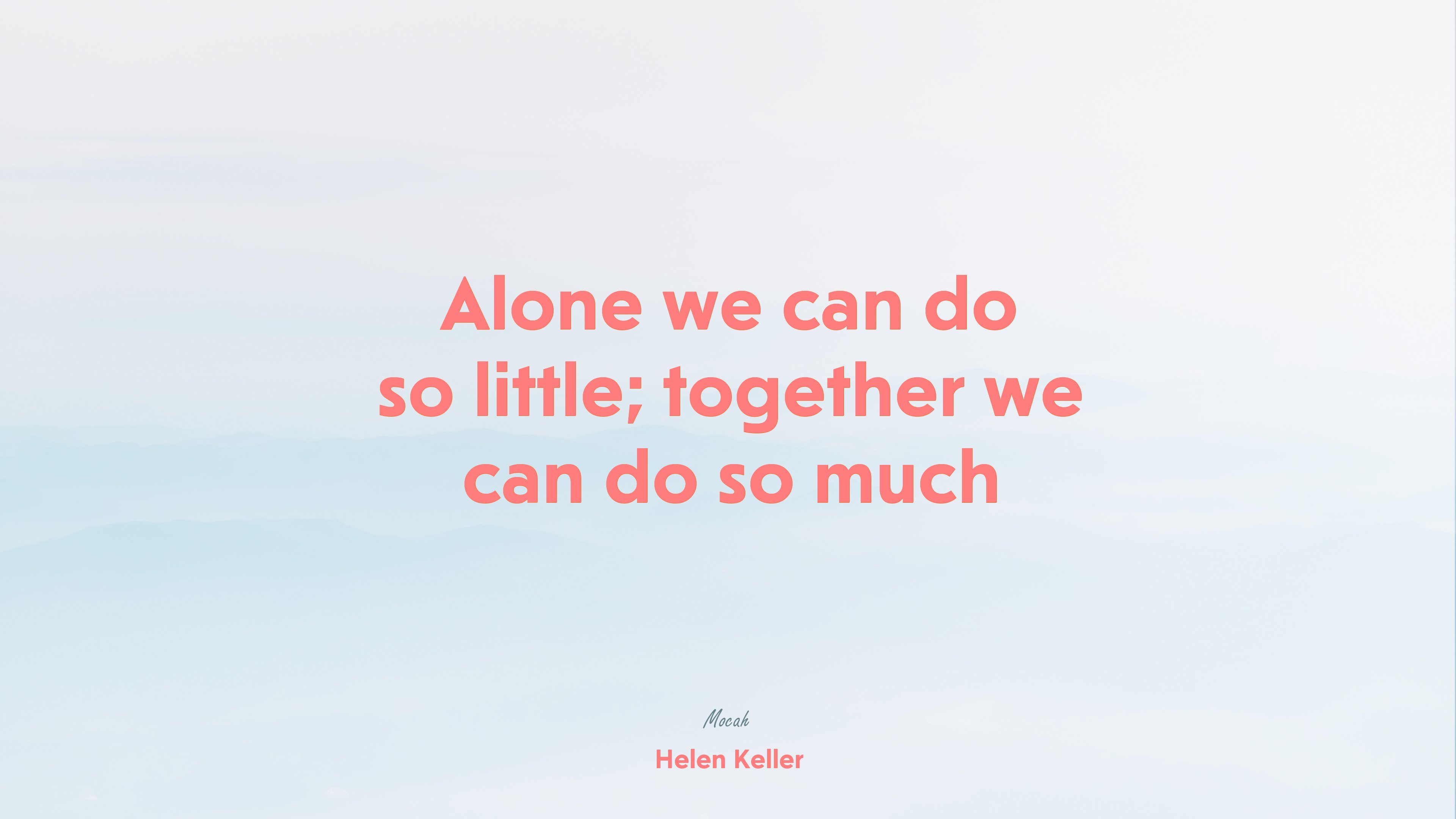 free on life quote, Helen Keller quote HD Wallpaper