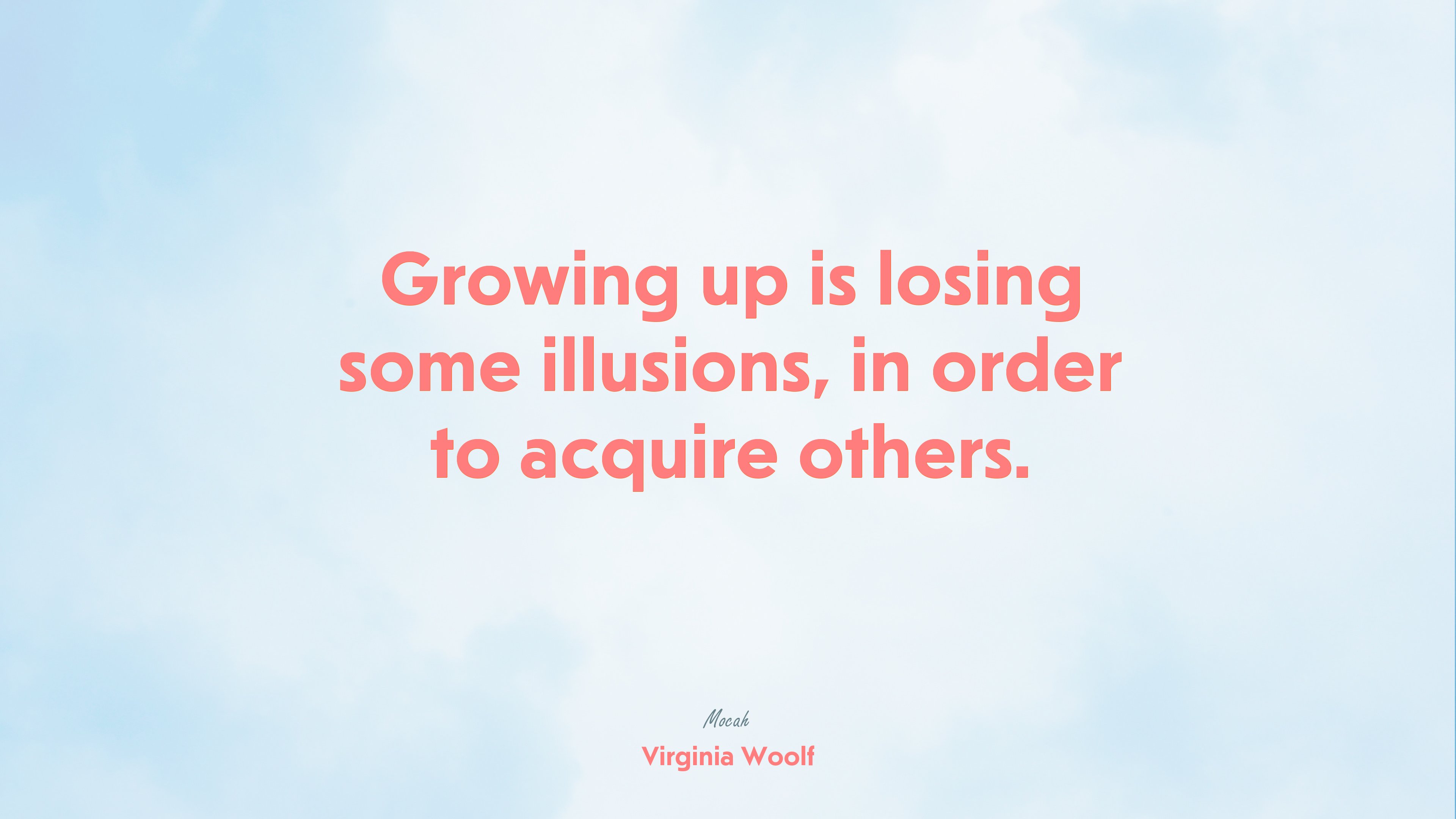 hd desktop with life quote, Virginia Woolf quote HD Wallpaper