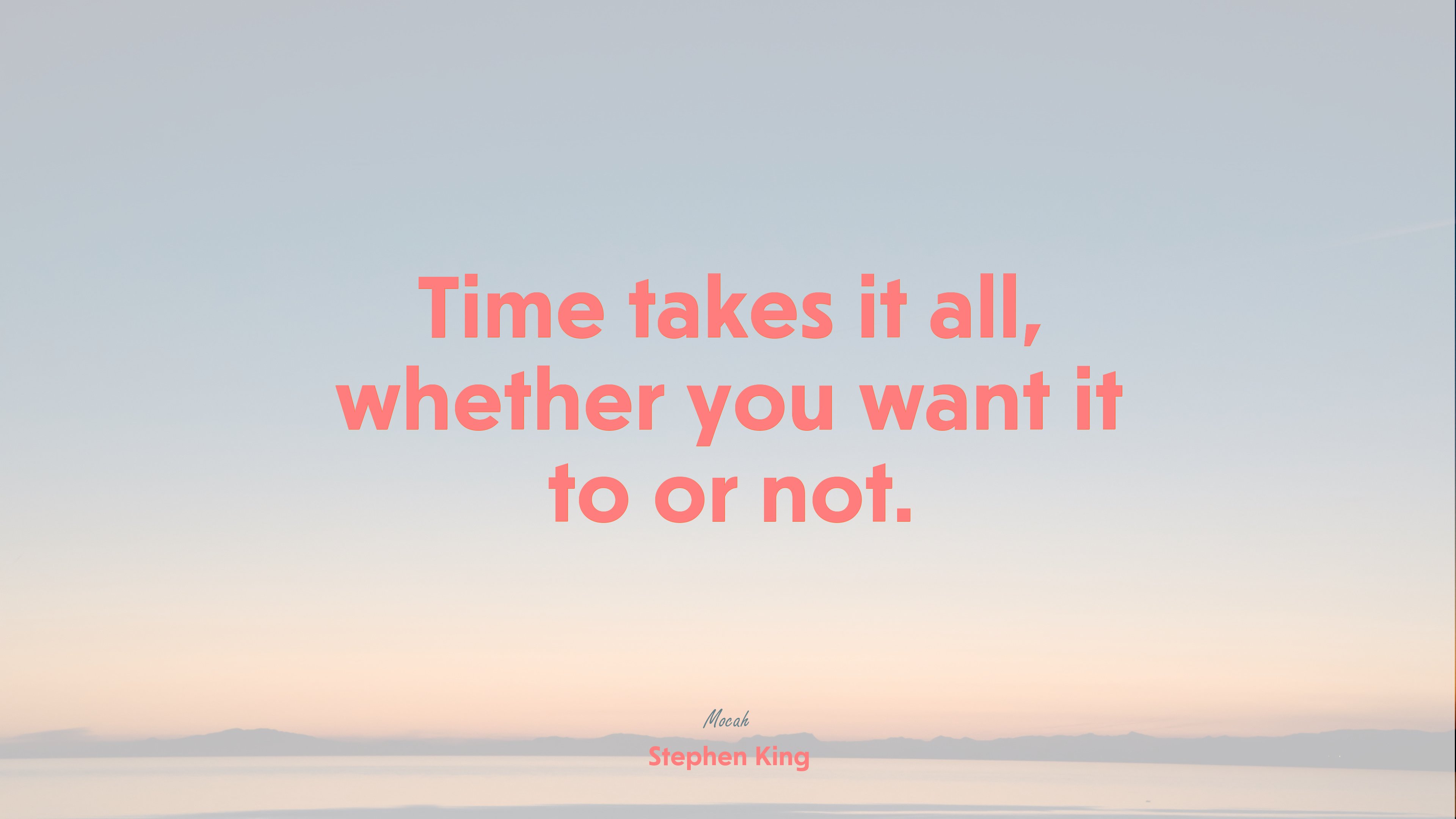 quote on life, Stephen King quote HD Wallpaper