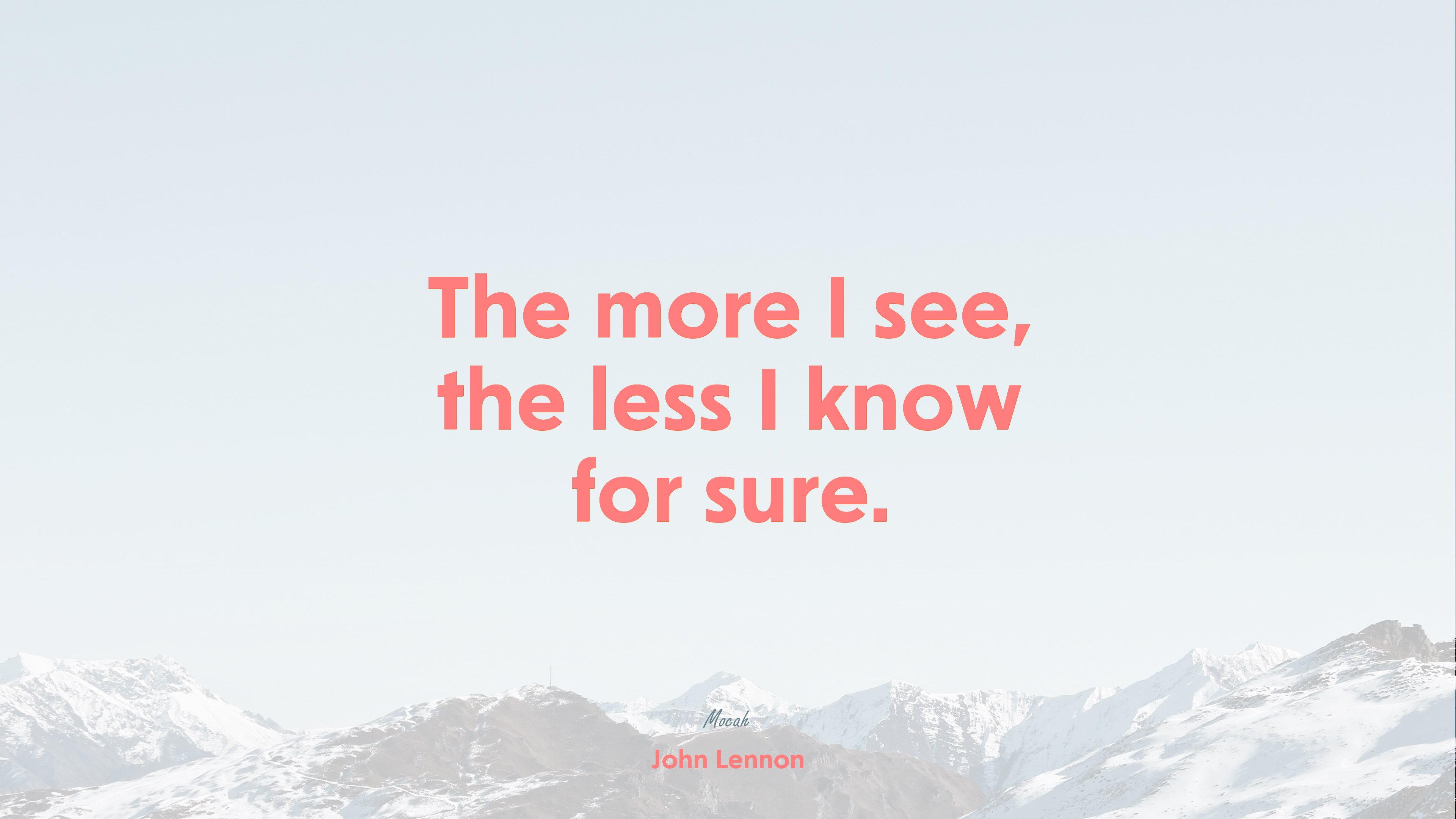 best quote on life, John Lennon quote HD Wallpaper