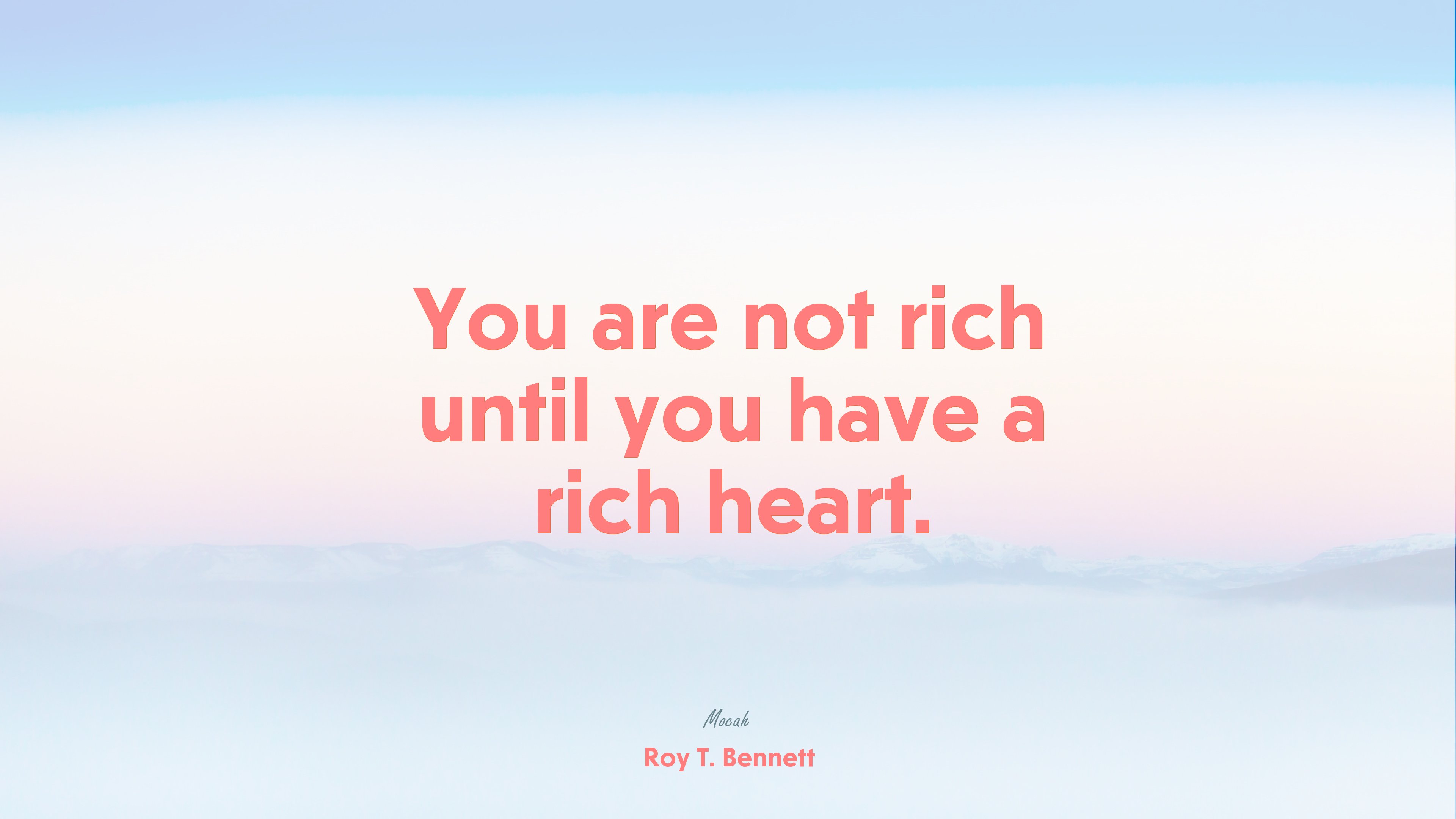 quote about life, Roy T. Bennett quote HD Wallpaper