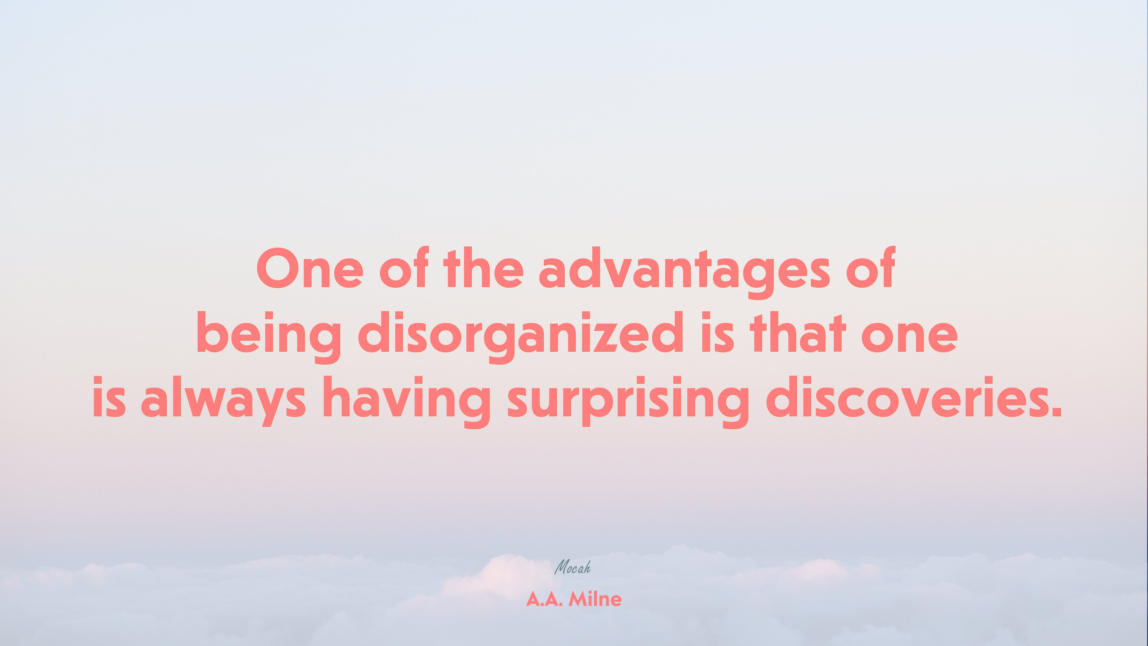 hd desktop with life quote, A.A. Milne quote HD Wallpaper