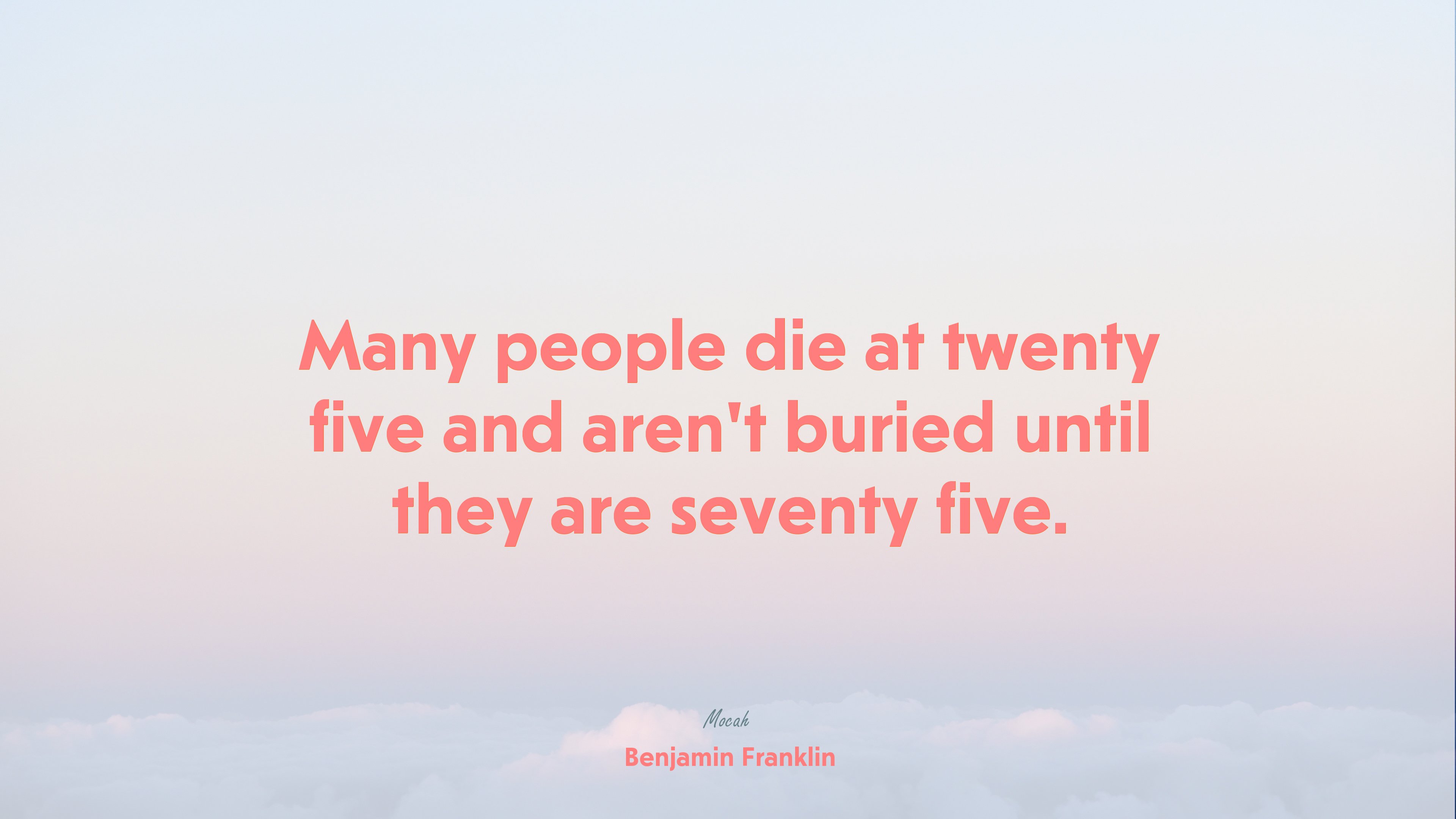  with quote on life, Benjamin Franklin quote HD Wallpaper