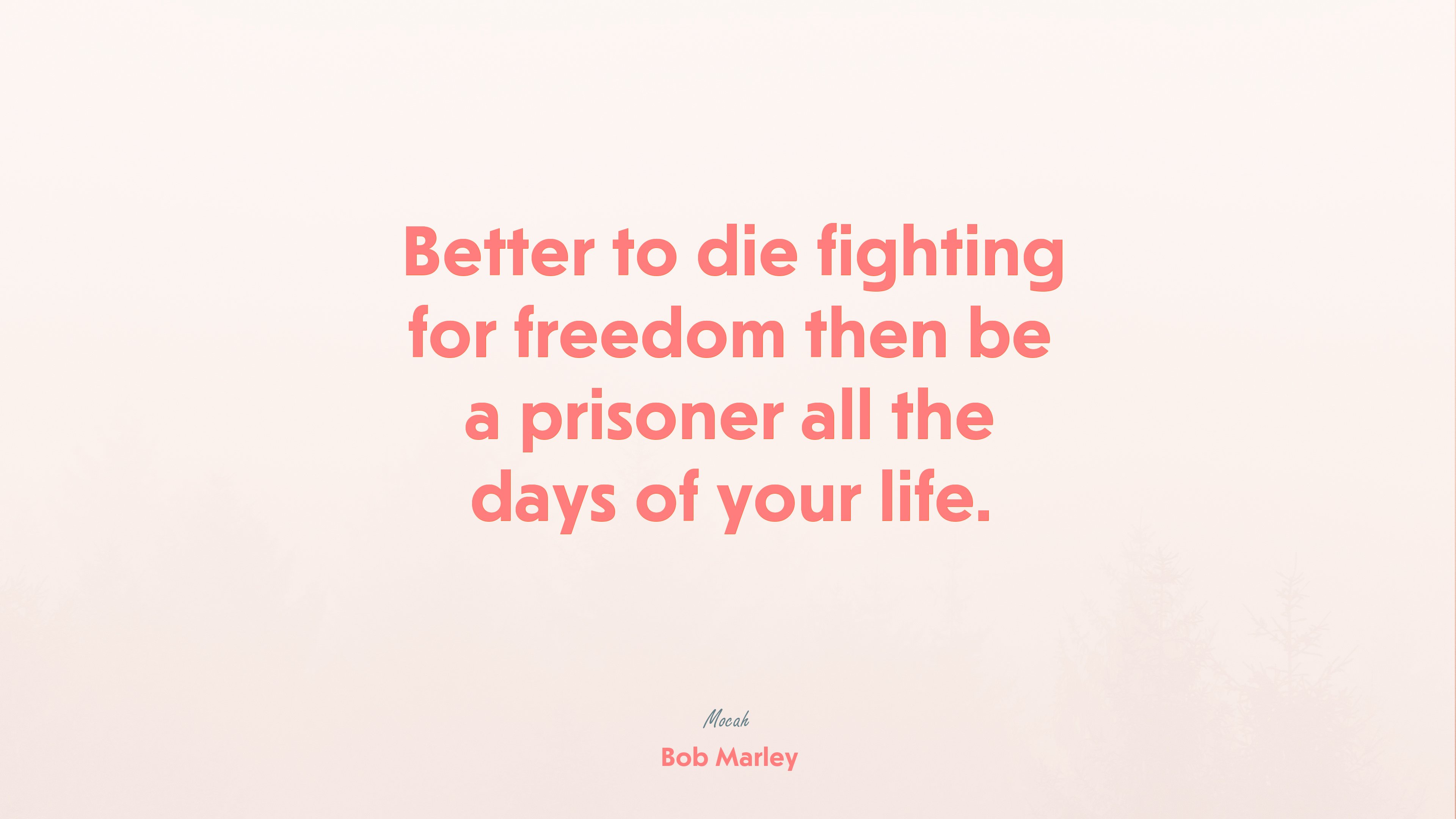 quote on life, Bob Marley quote HD Wallpaper