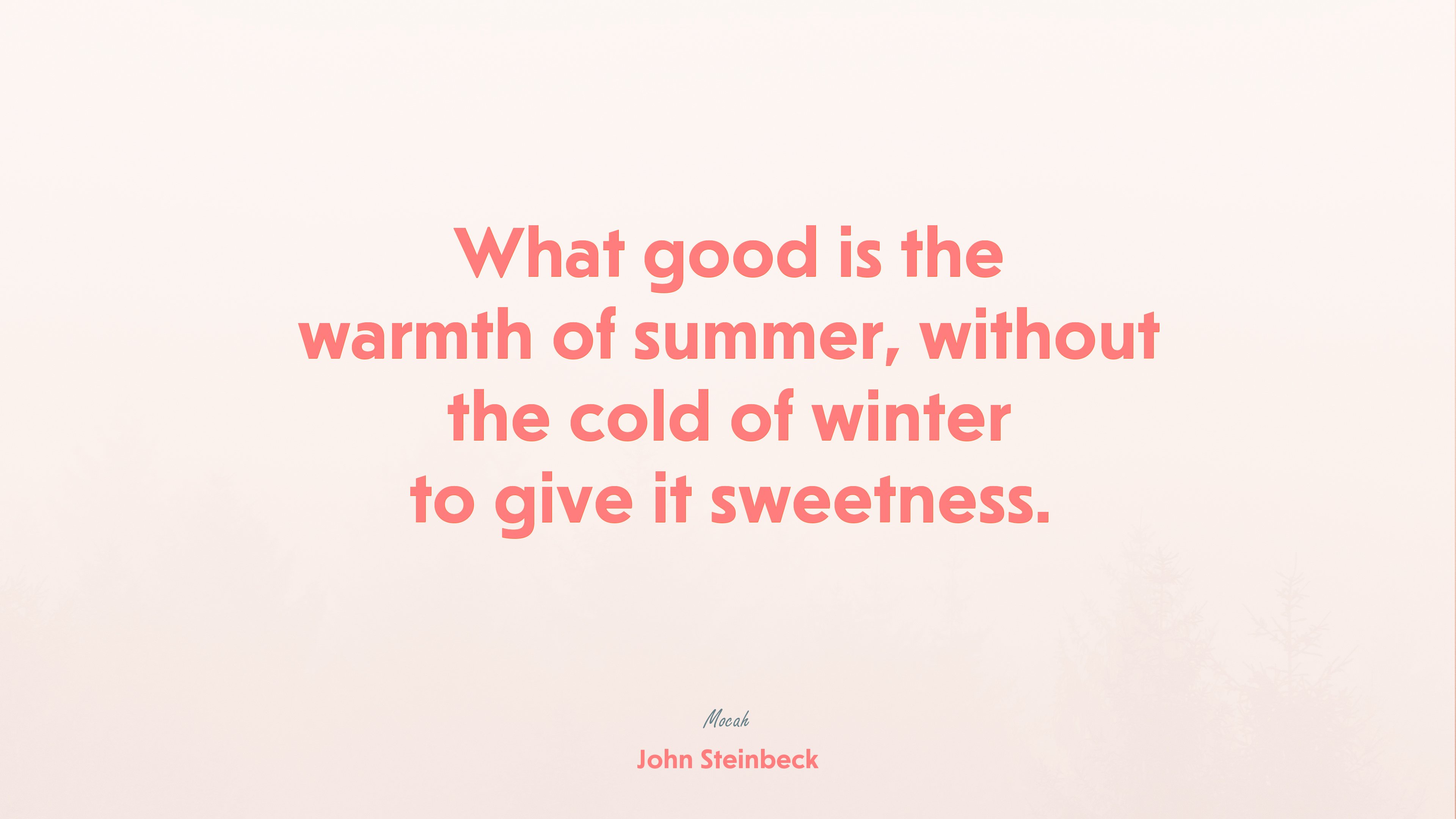  with quote about life, John Steinbeck quote HD Wallpaper