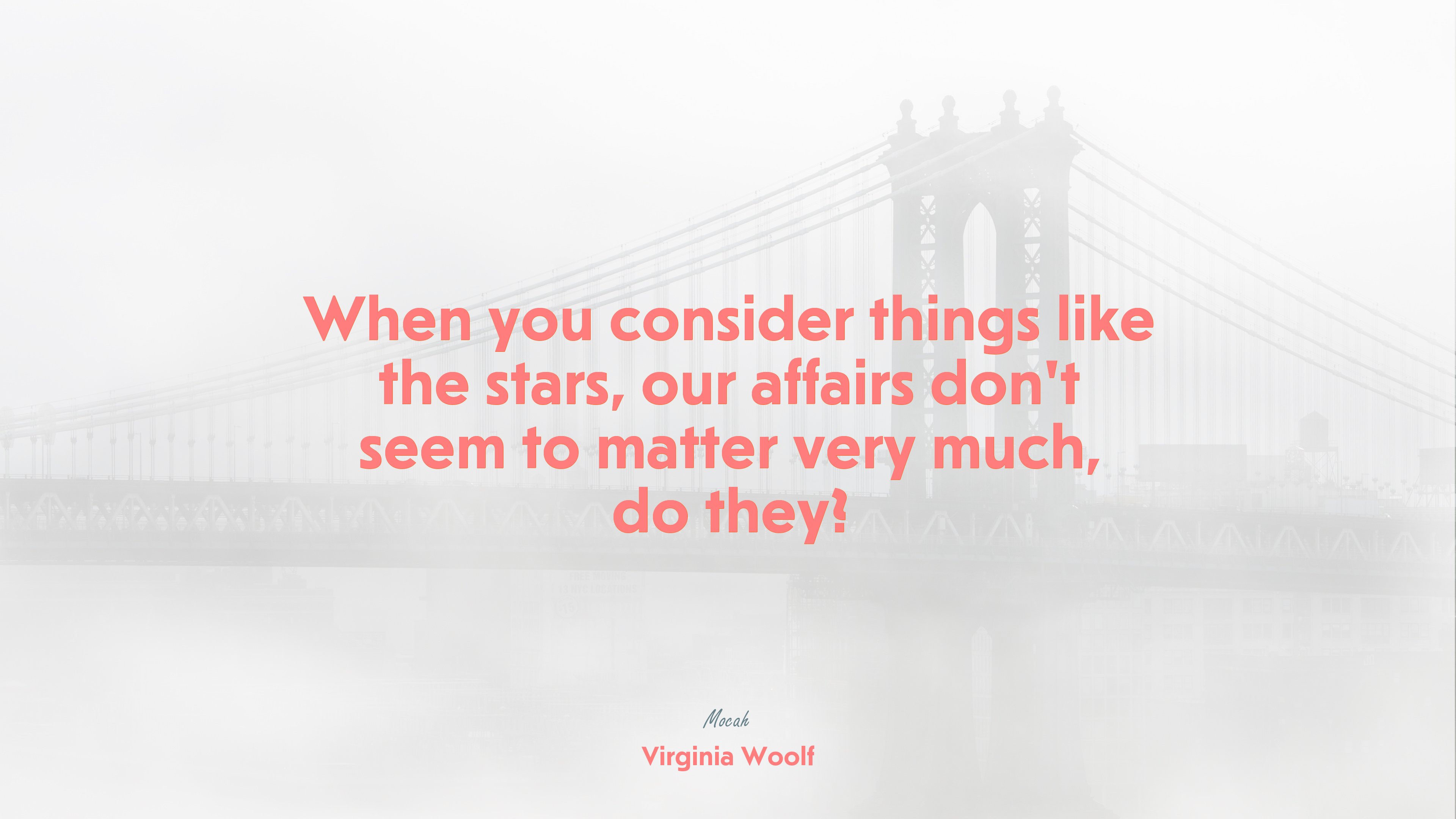 famous life quote, Virginia Woolf quote HD Wallpaper