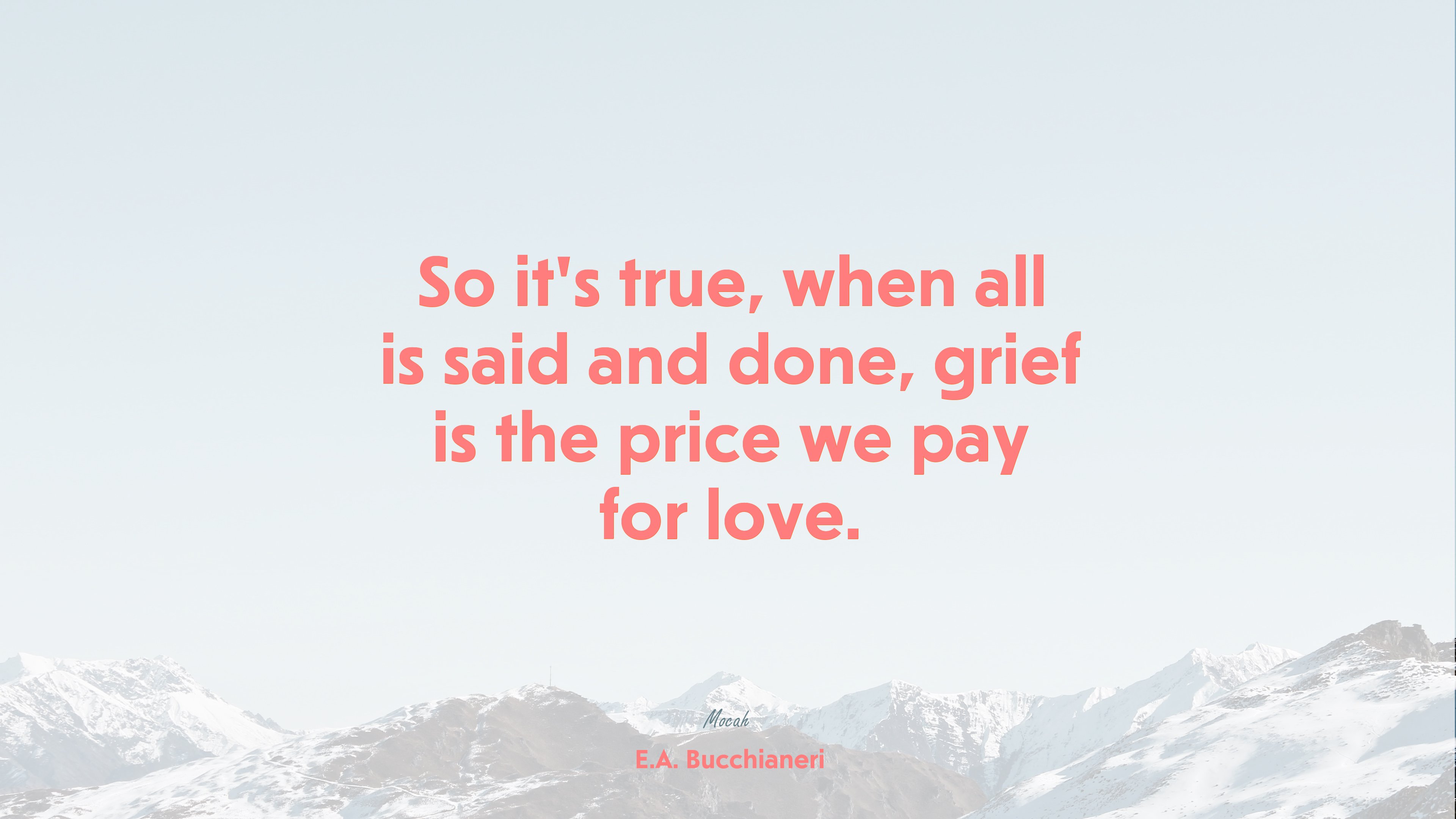best life quote, E.A. Bucchianeri quote HD Wallpaper