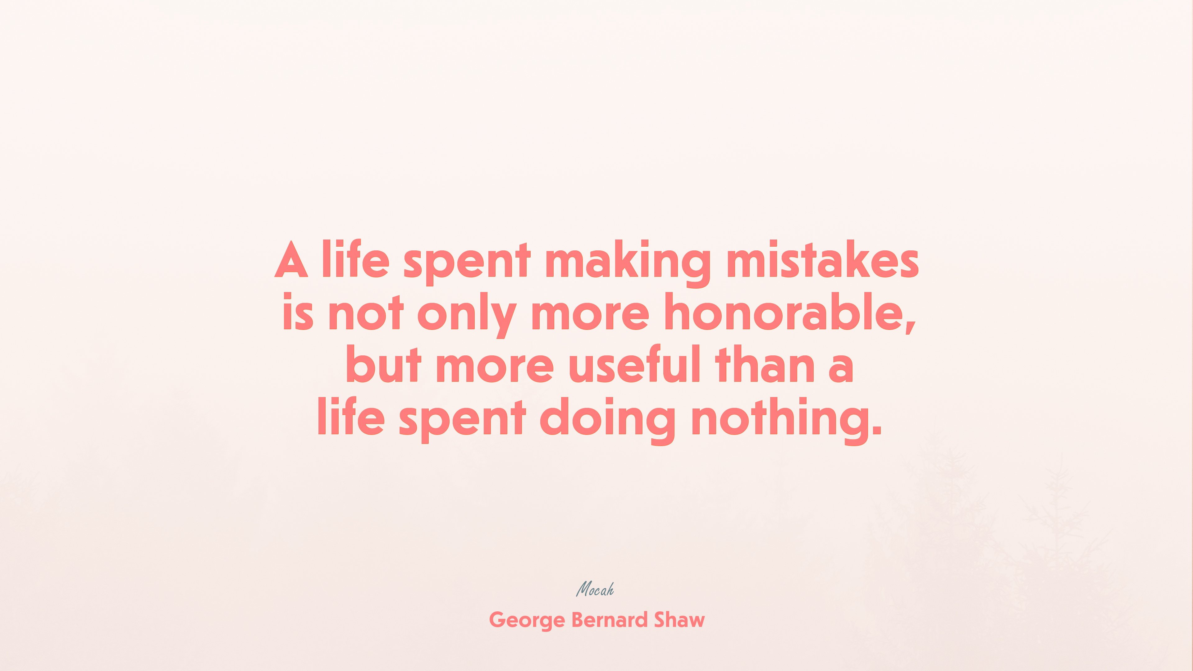 beautiful quote life, George Bernard Shaw quote HD Wallpaper