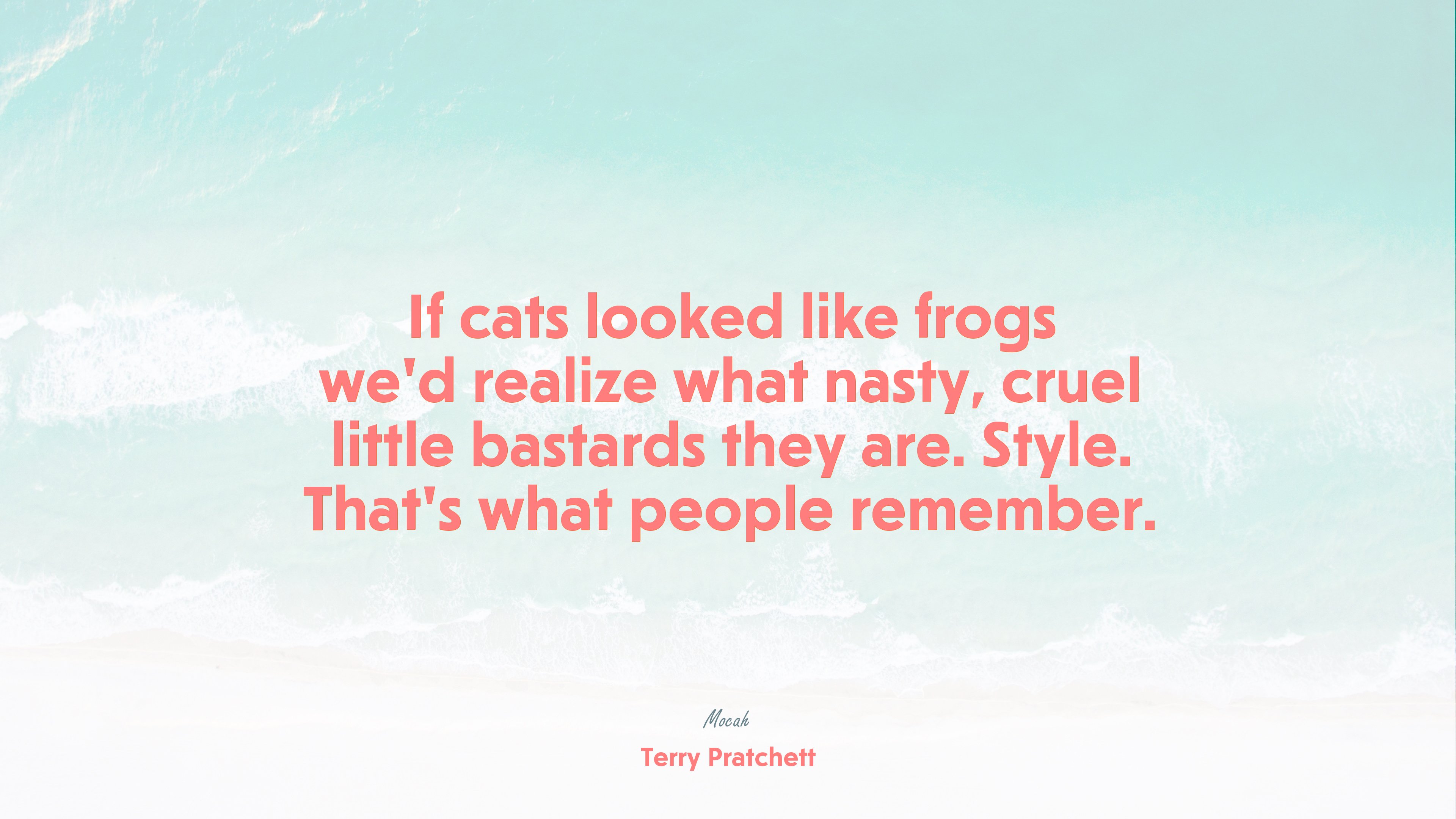 famous life quote, Terry Pratchett quote HD Wallpaper