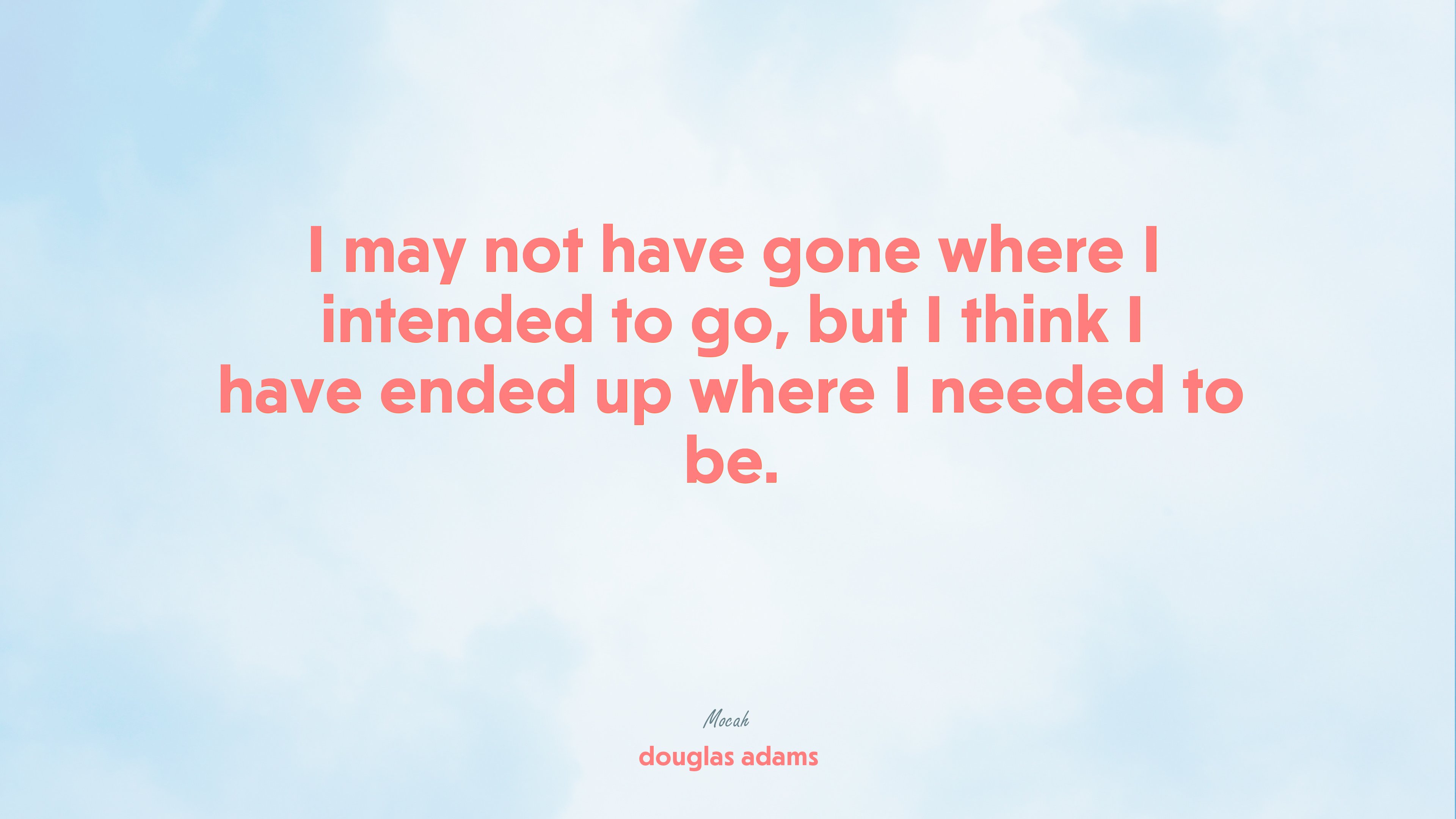 famous life quote, douglas adams quote HD Wallpaper