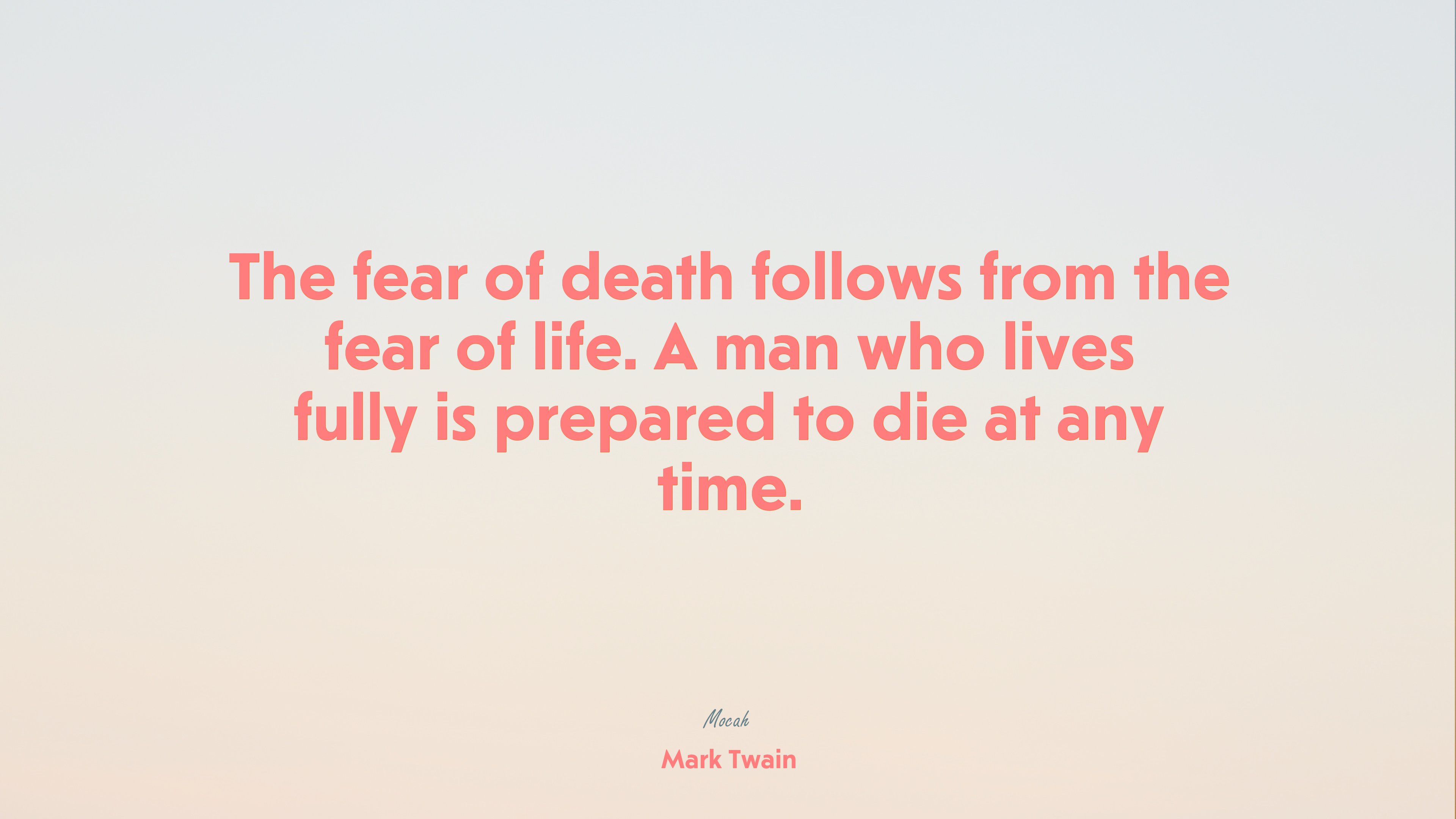 quote about life, Mark Twain quote HD Wallpaper