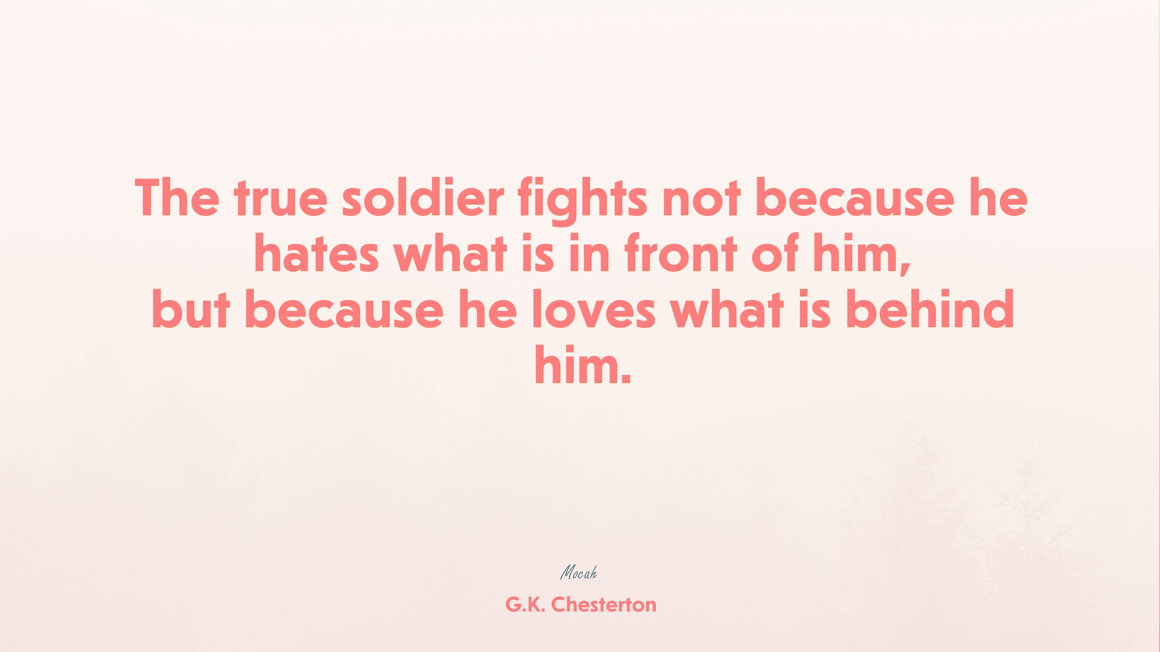 quote on life for desktop hd, G.K. Chesterton quote HD Wallpaper