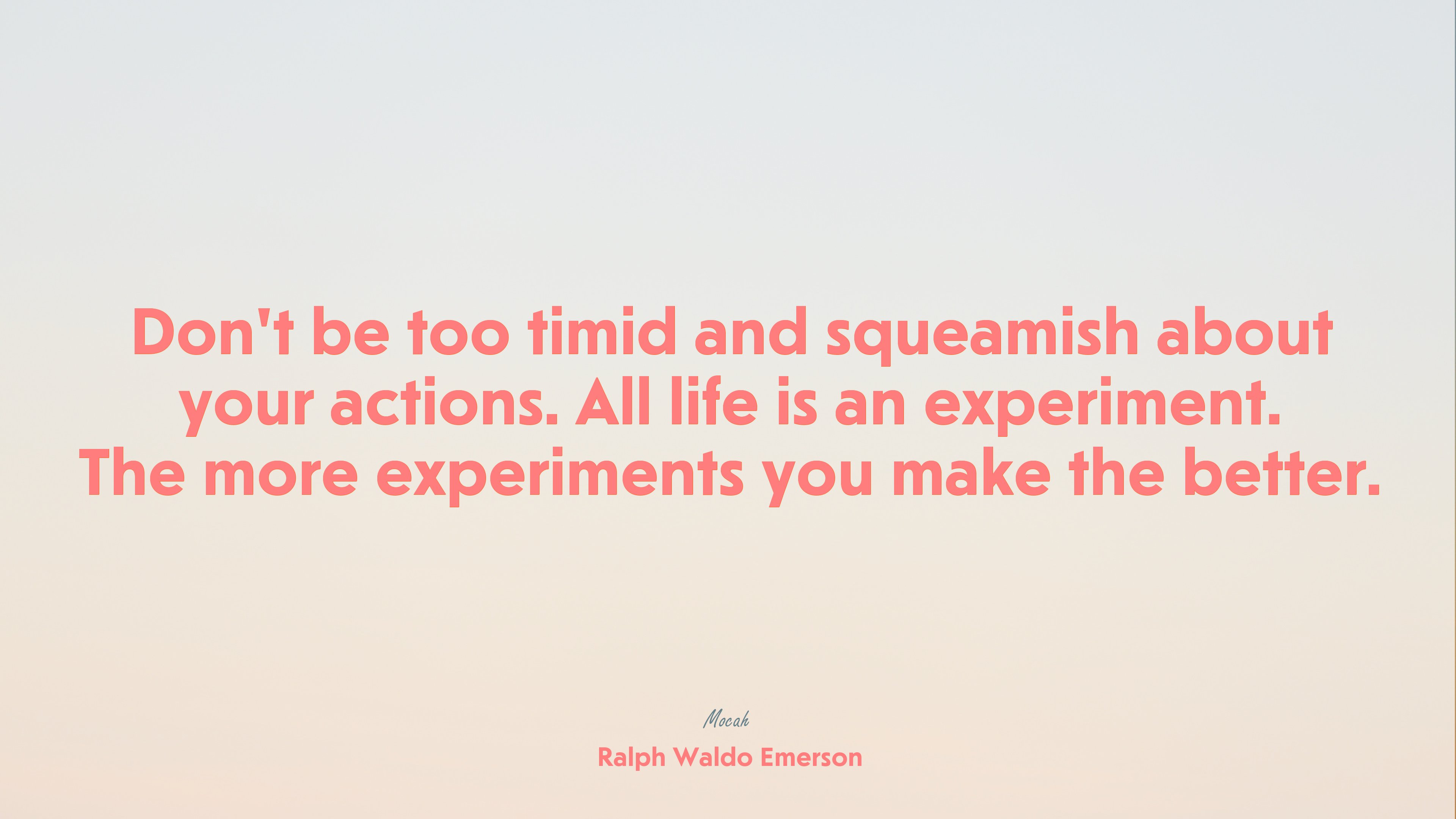 cute with life quote, Ralph Waldo Emerson quote HD Wallpaper