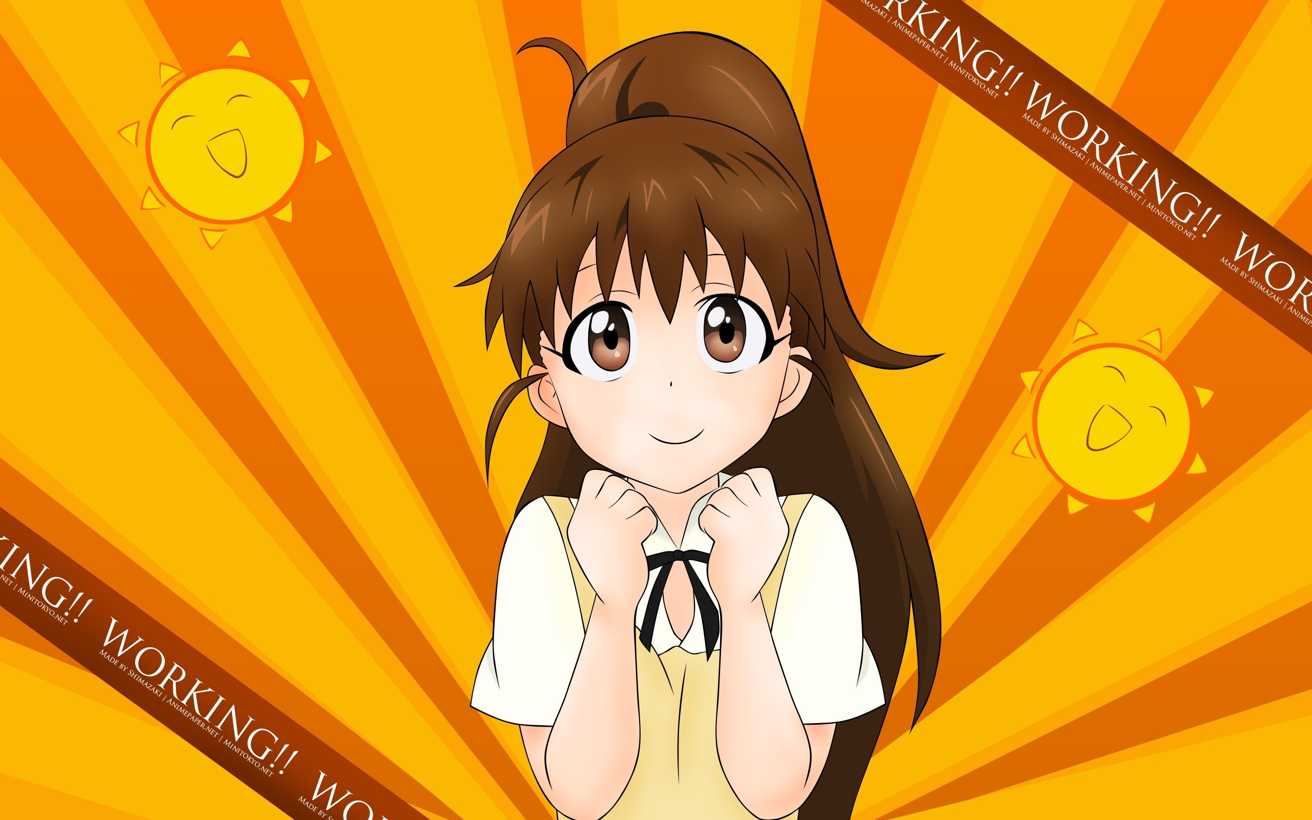Girl from Working!! anime HD Wallpaper