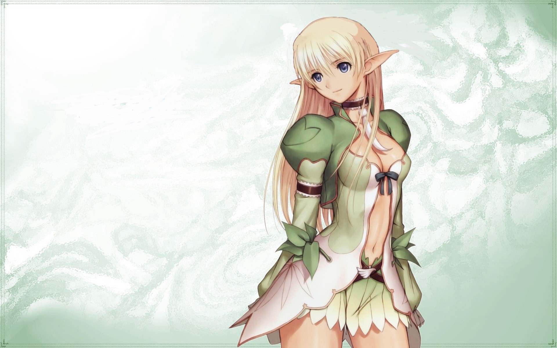 Elven girl from Shining Tears HD Wallpaper