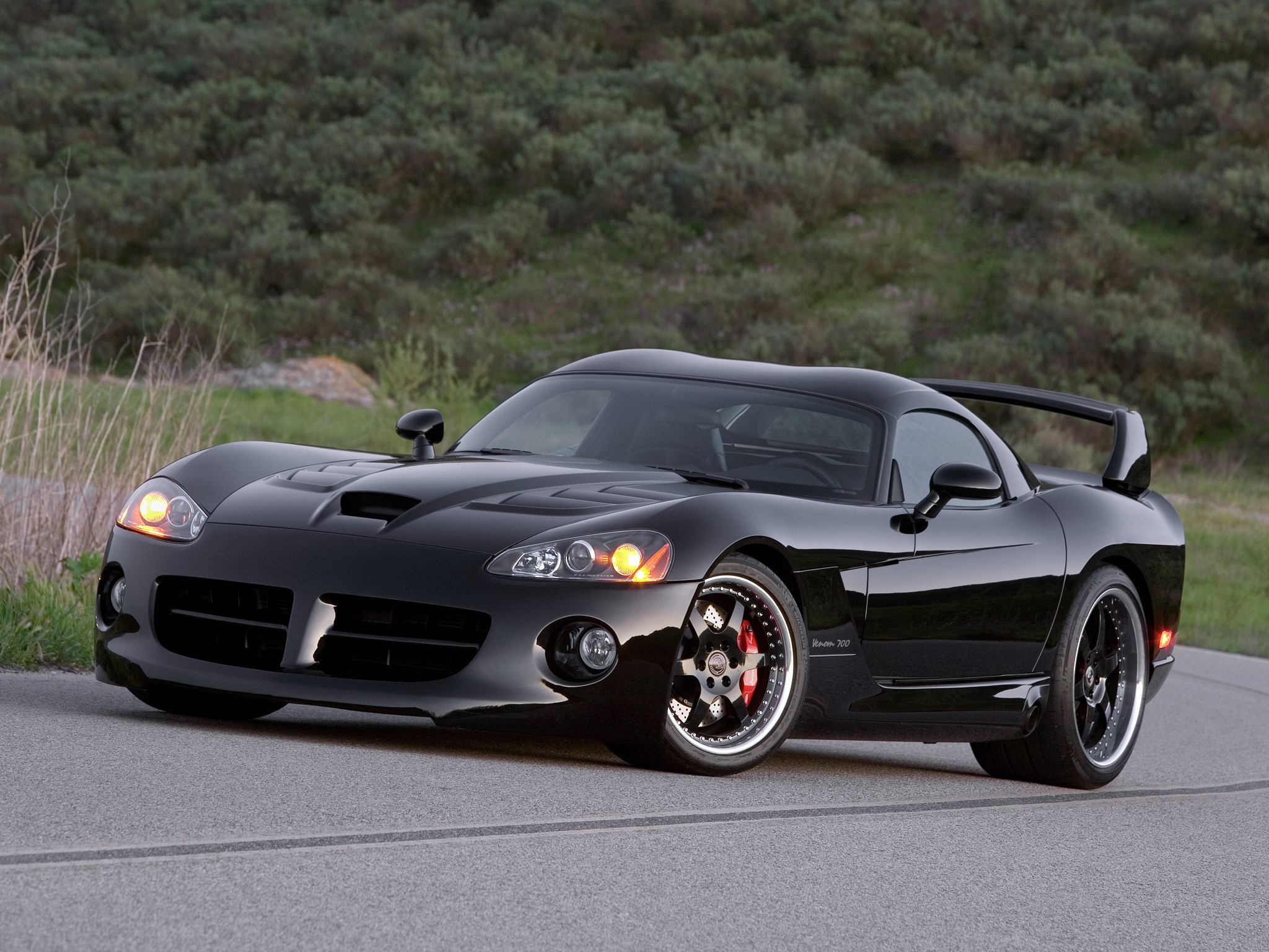 Black Dodge Viper SRT-10 ACR Coupe HD Wallpaper
