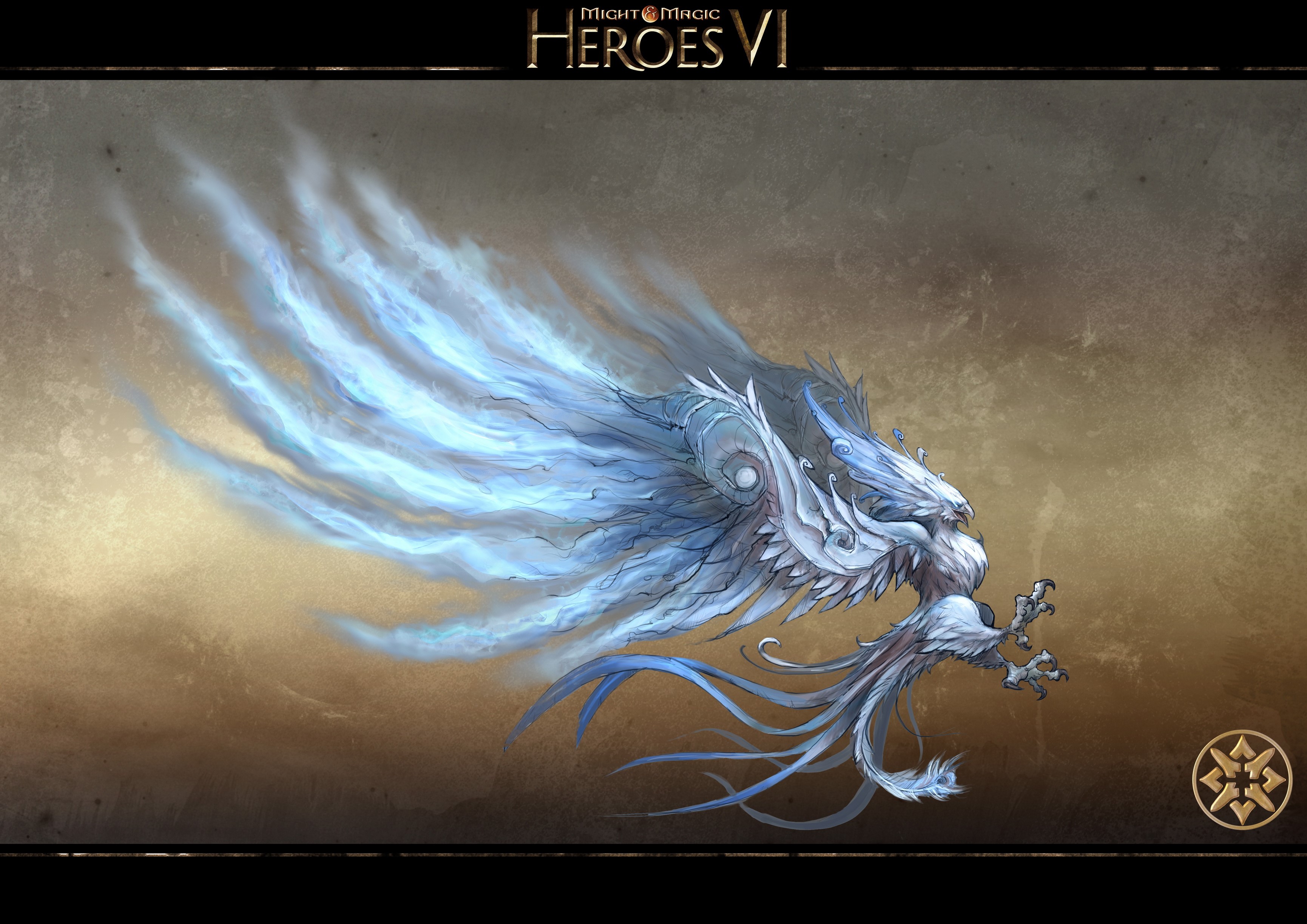 Phoenix creature from Might & Magic Heroes VI HD Wallpaper