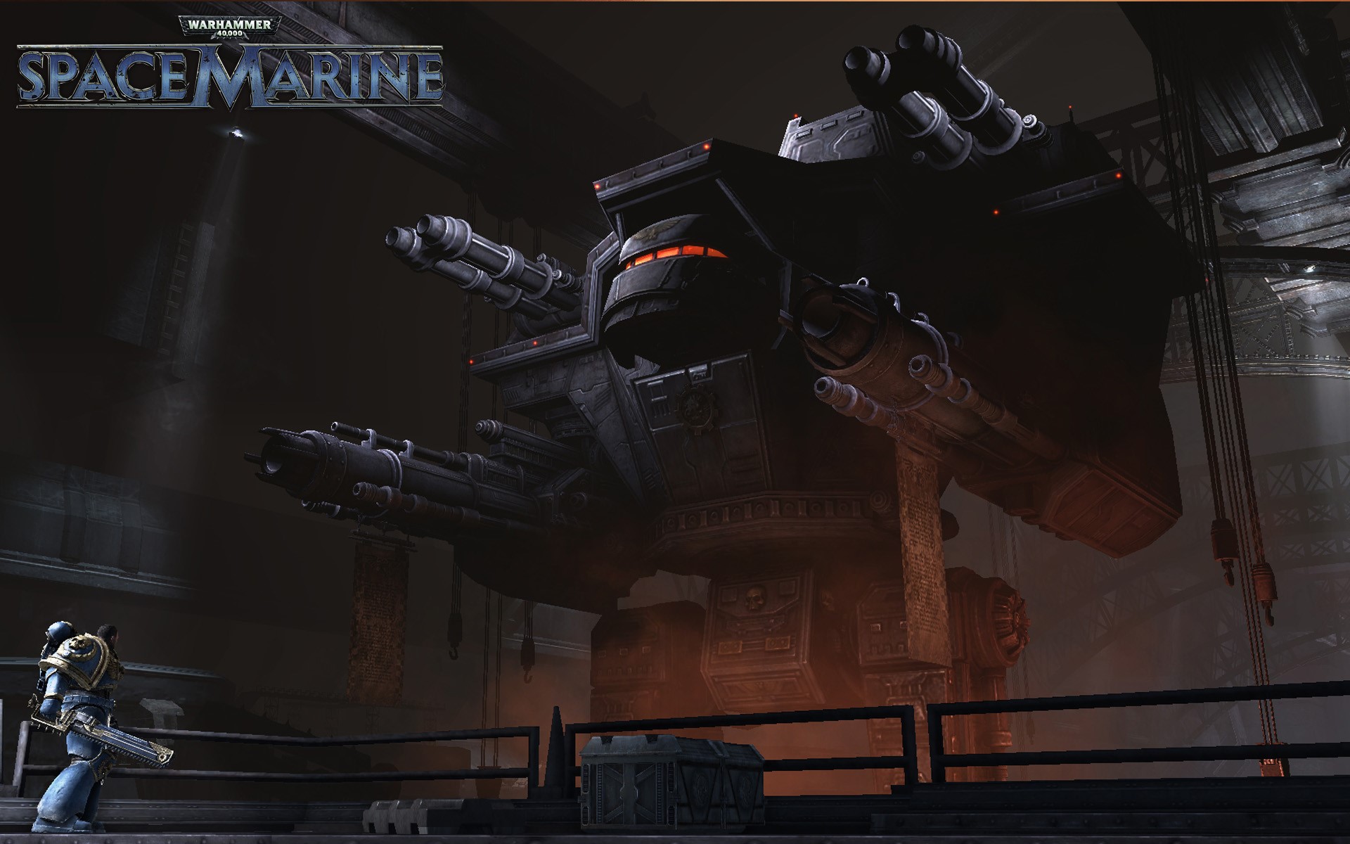 Space Marine Warhammer 40,000 Titan HD Wallpaper